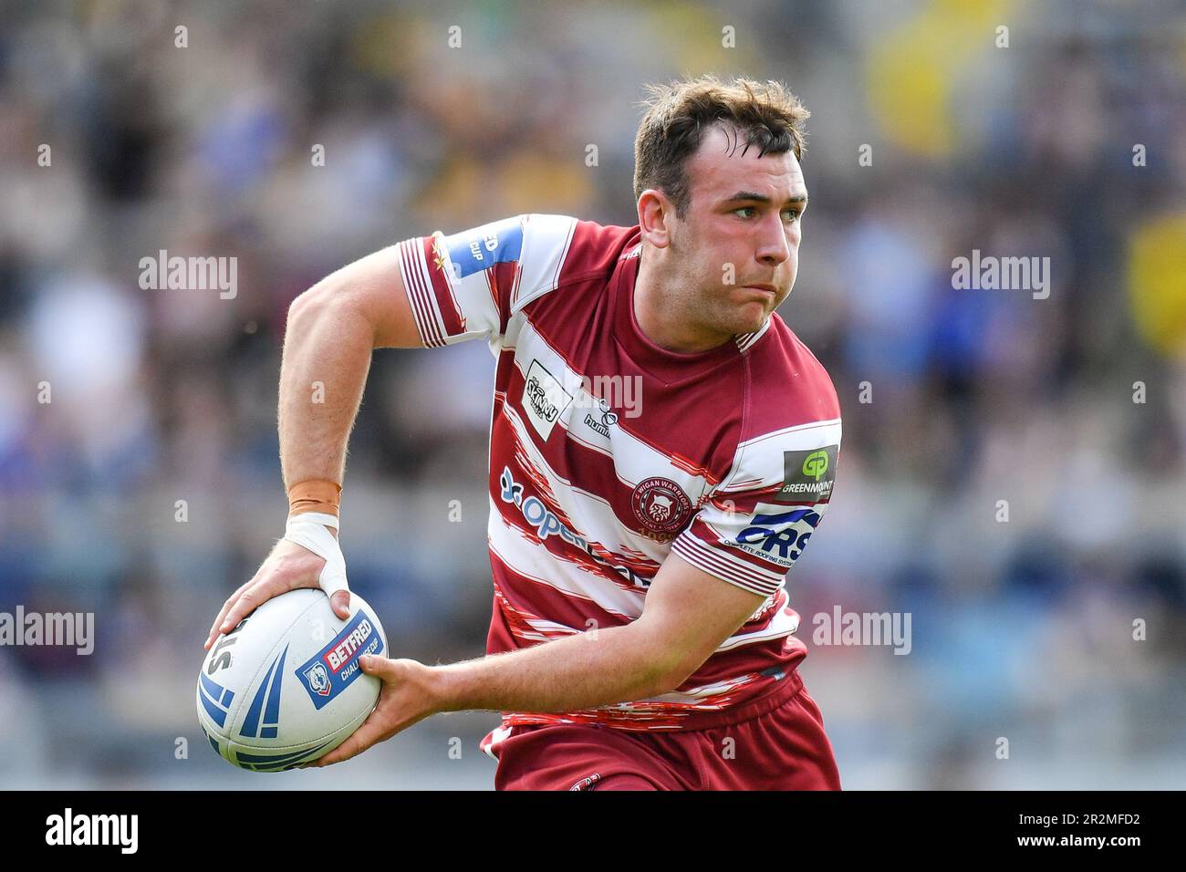Leeds, England 20. Mai 2023 Harry Smith von Wigan Warriors in Aktion . Rugby League Betfred