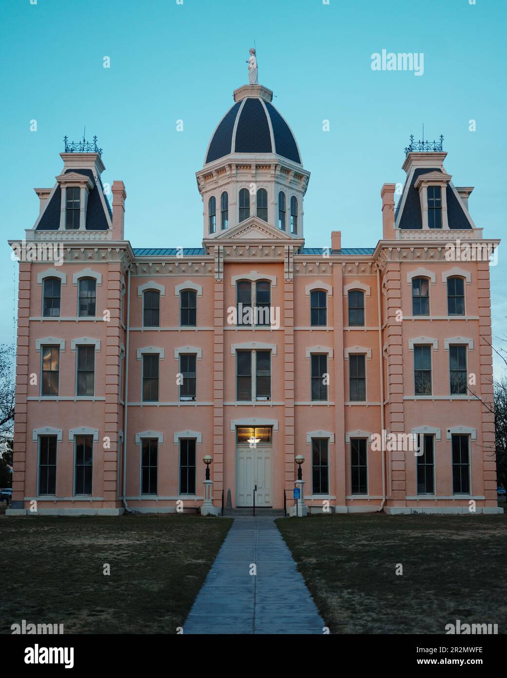Presidio County Courthouse Architecture, Marfa, Texas Stockfoto