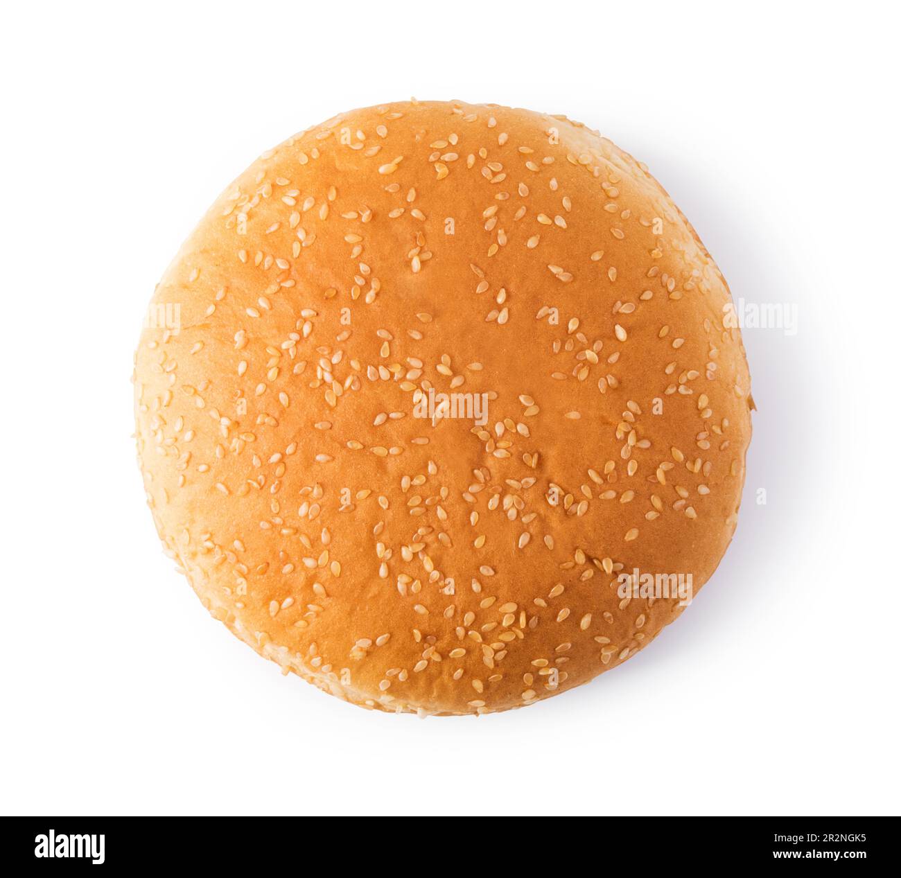 Burger Brot isolierten auf weißen Hintergrund Stockfoto