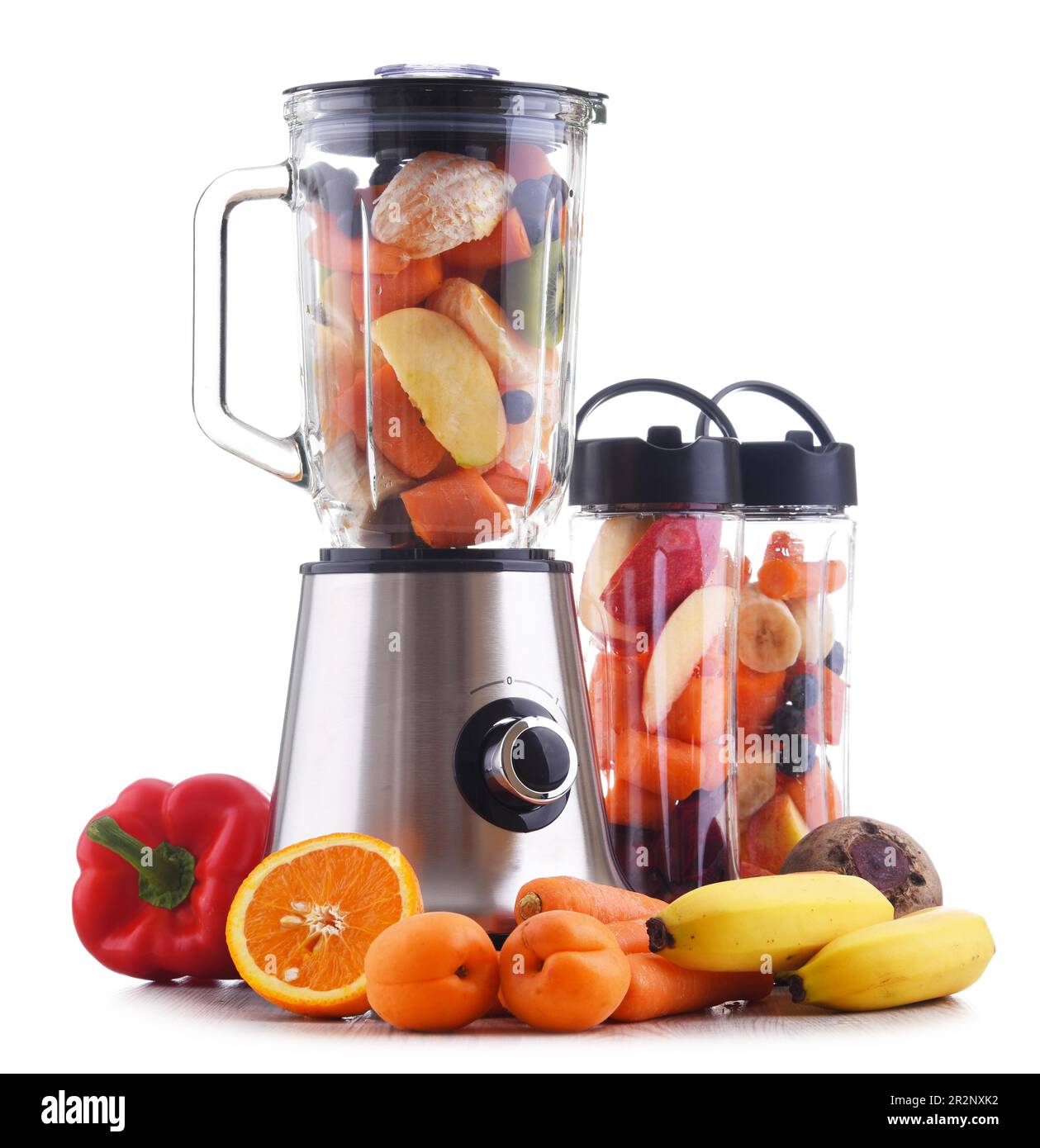 Mixer für Schütteln, Smoothies, Lebensmittelvorbereitung und Frozen Blending Stockfoto