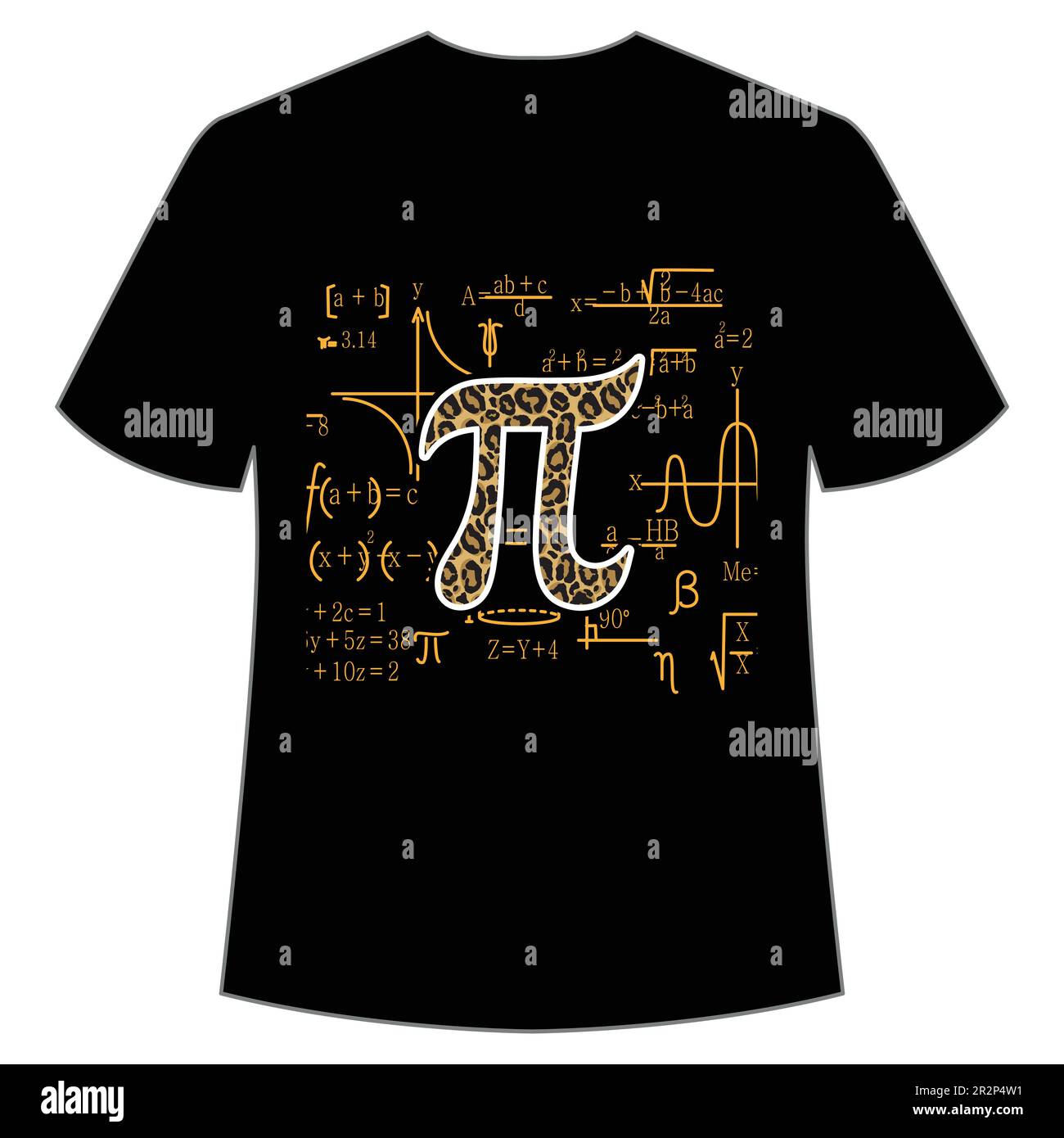 Happy Pi Day Shirt Print Template, Pi Day Vector Graphics, lustiges mathematisches Design und Geschenk Stock Vektor