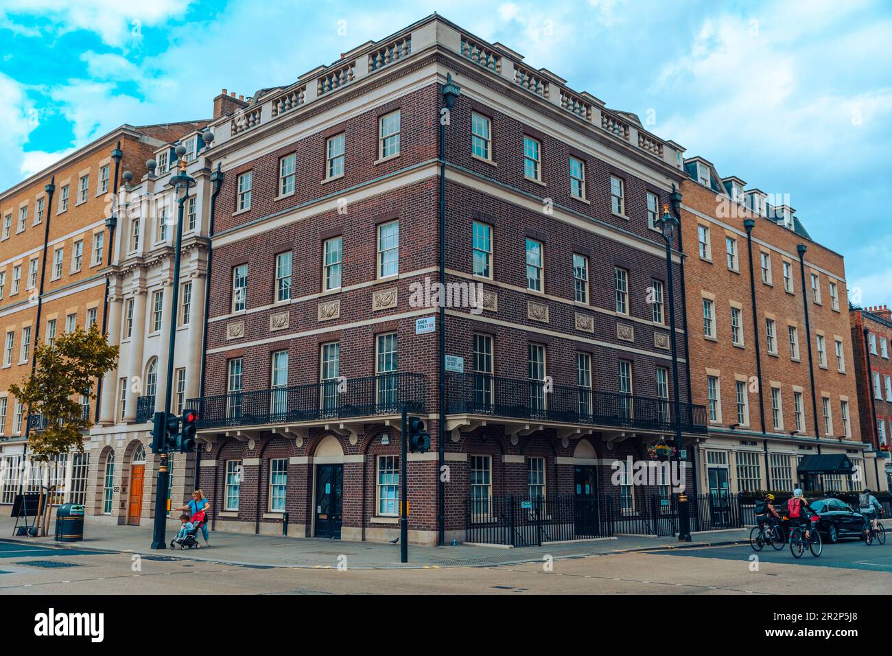 Baker Street Corner, London Stockfoto