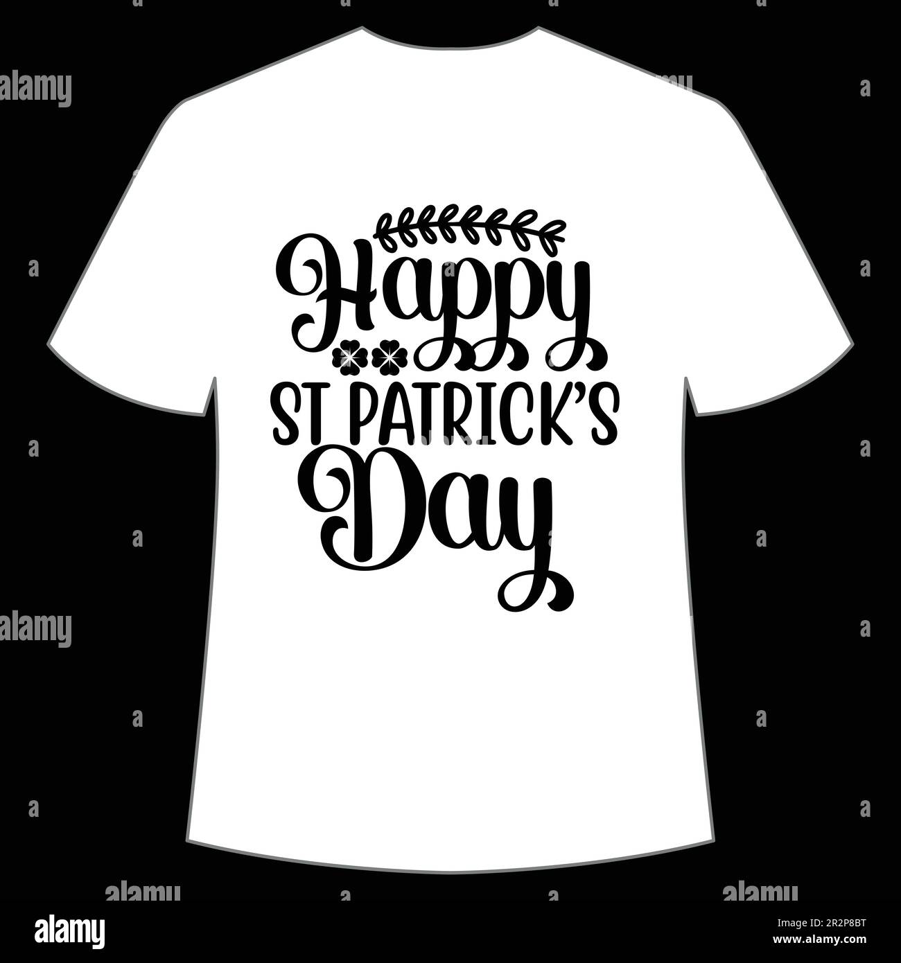 St. Patrick's Day Shirt Design Print Template, Lucky Charms, irisch, jeder hat ein bisschen Glück Typografie Design Stock Vektor