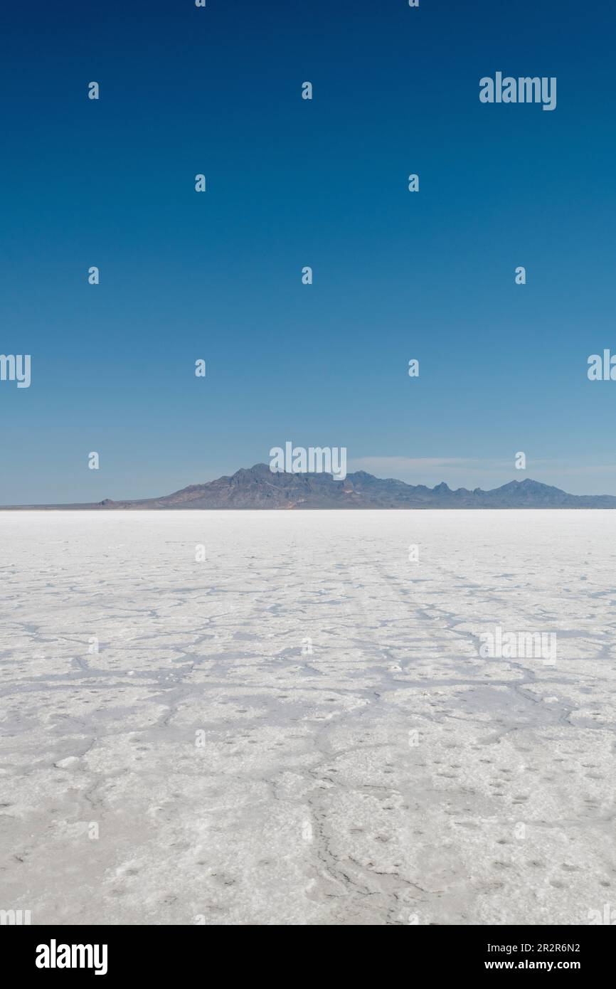 Usa, Utah. Bonneville Salzwasser. Stockfoto