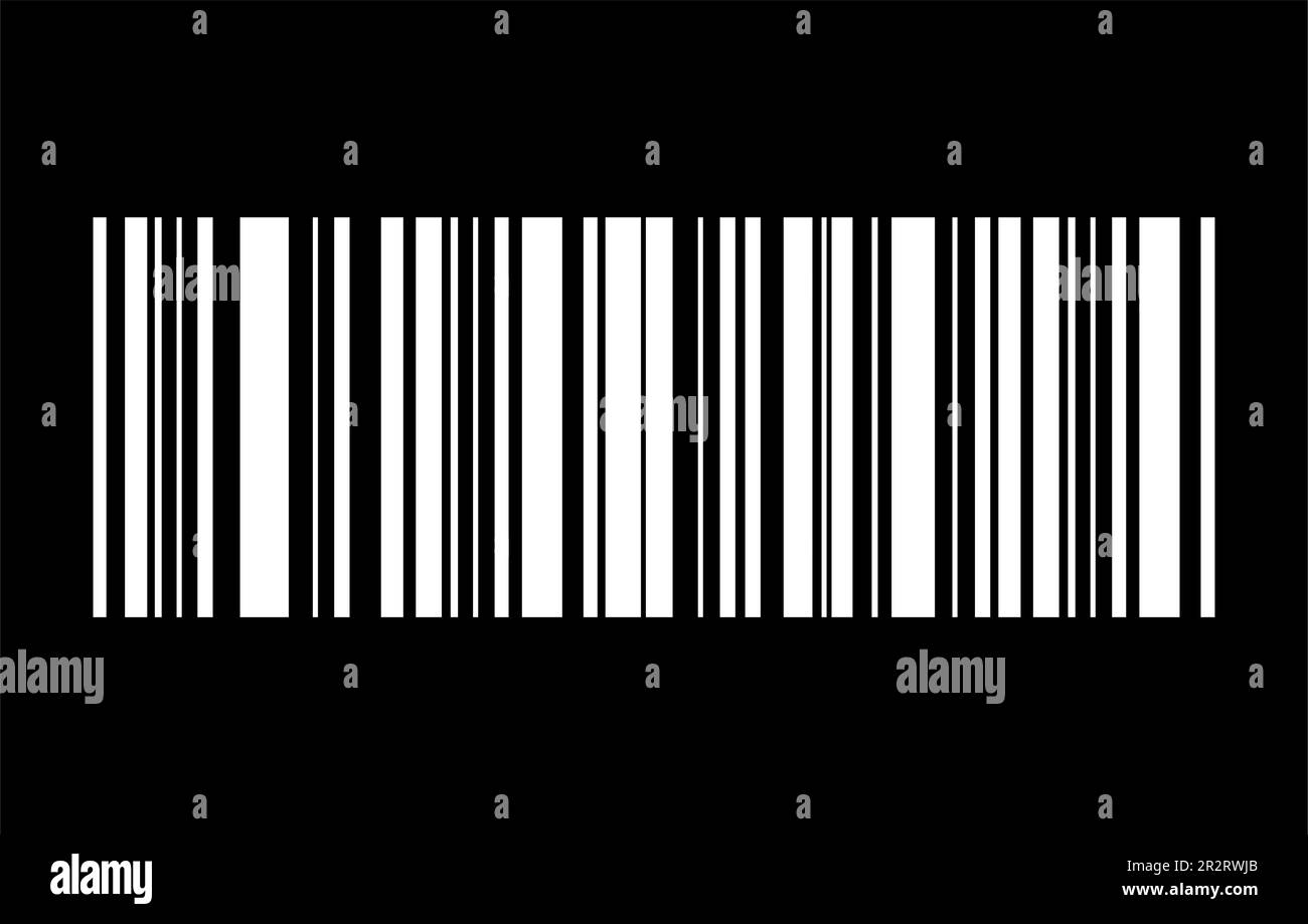 Barcode-Vektorsymbol. Barcode für flaches Web-Design. Isolierte Darstellung. Stock Vektor