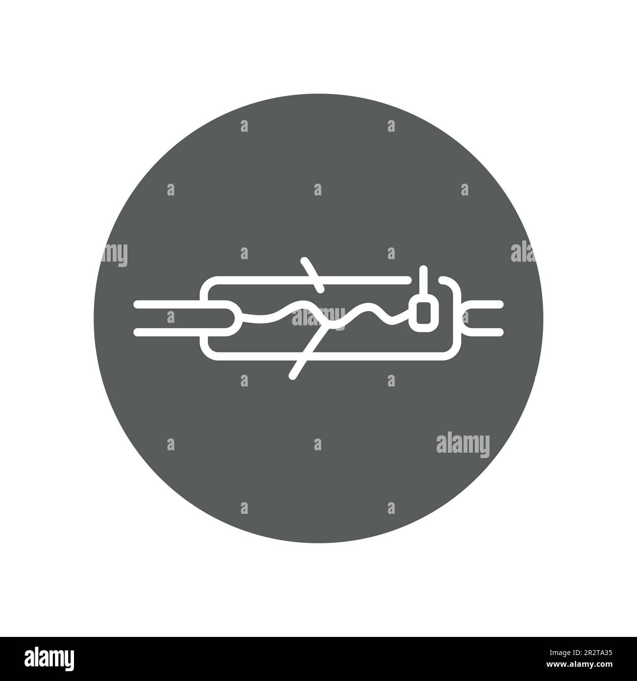 Golddotierte Dioden, schwarzes Liniensymbol. Piktogramm für Webseite, mobile App, Werbeaktion. Stock Vektor