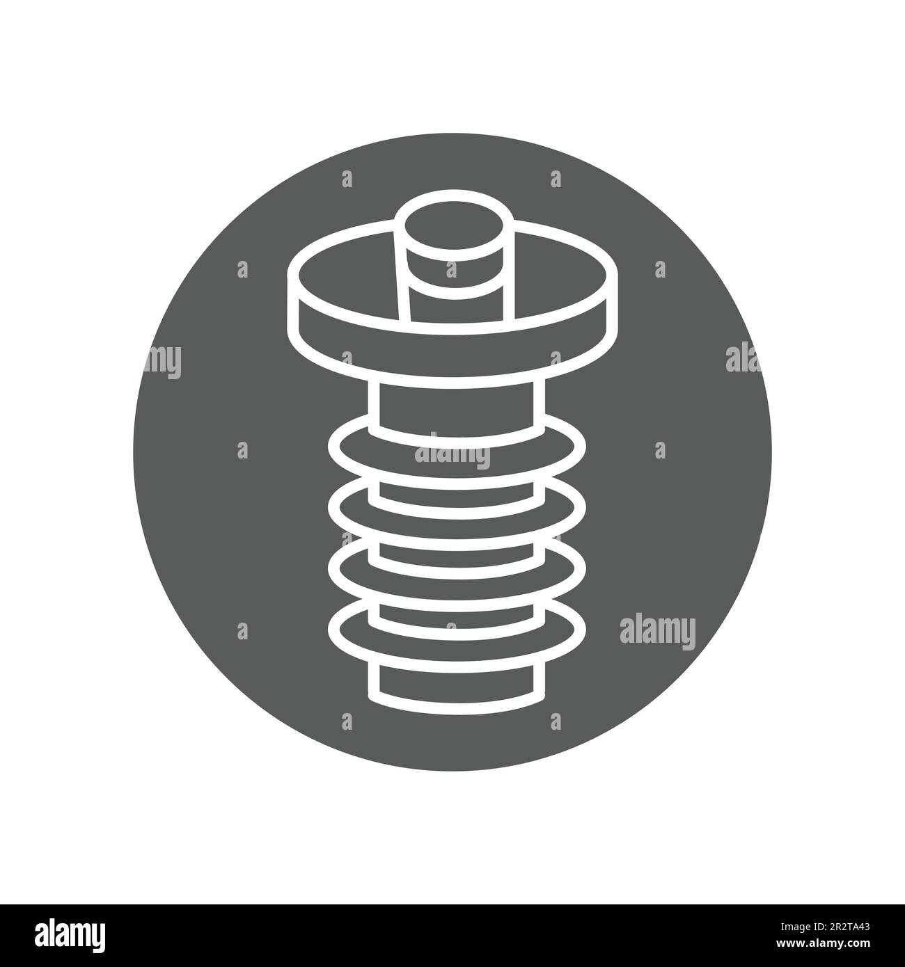 Schwarzes Liniensymbol für Gunn-Diode. Piktogramm für Webseite, mobile App, Werbeaktion. Stock Vektor