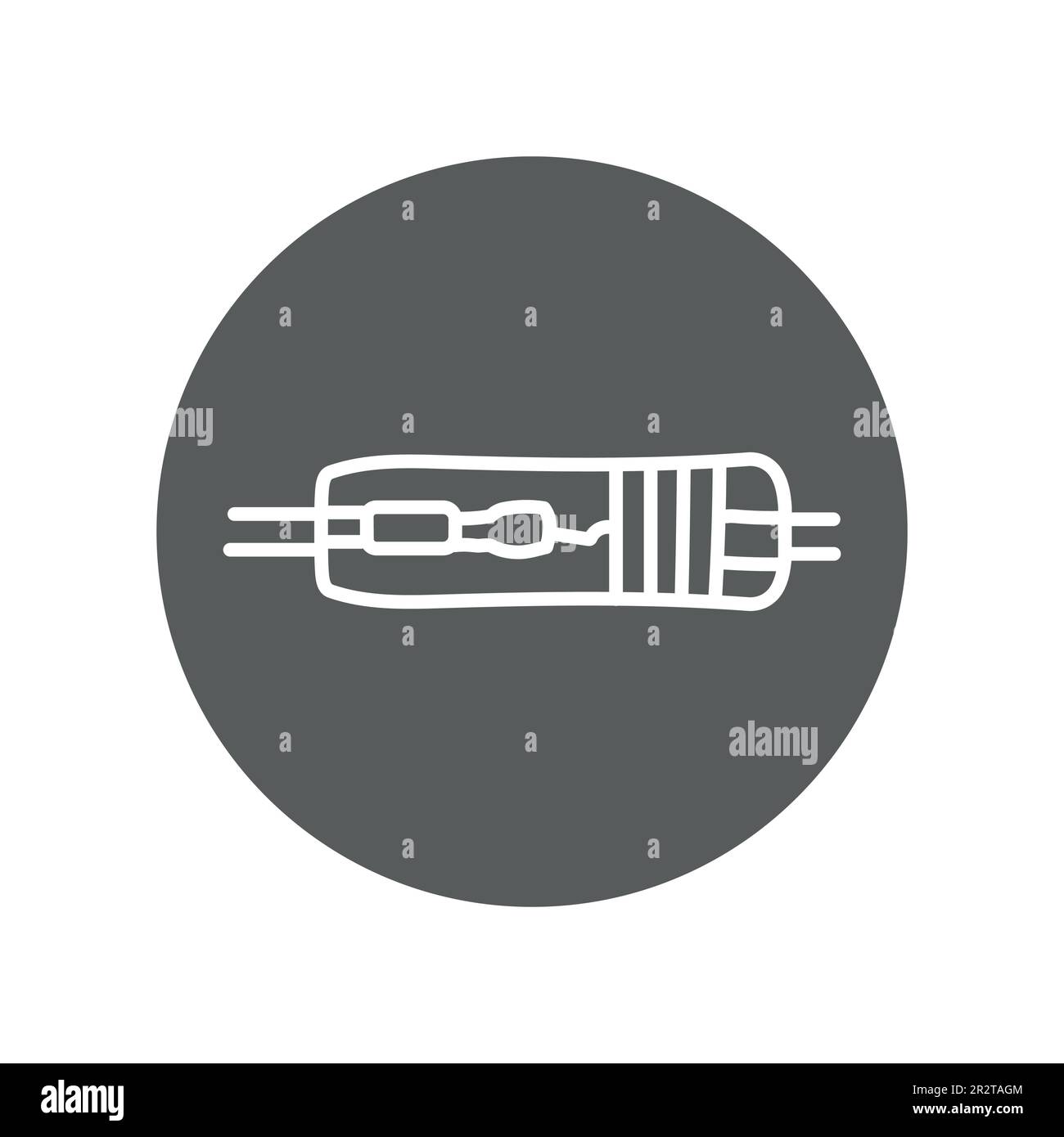 Schwarzes Liniensymbol für Punktkontaktdiode. Piktogramm für Webseite, mobile App, Werbeaktion. Stock Vektor
