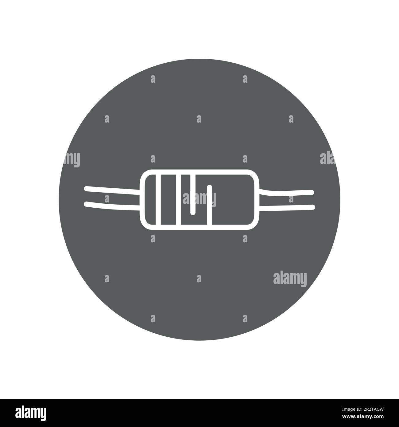 Kleinsignaldioden Schwarzes Liniensymbol. Piktogramm für Webseite, mobile App, Werbeaktion. Stock Vektor