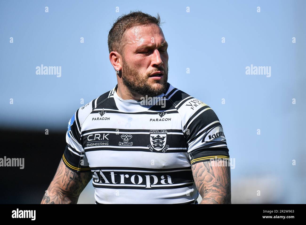 Castleford, England - 21. Mai 2023 - Josh Griffin von Hull FC. Rugby League Betfred Challenge Cup, Castleford Tigers vs Hull FC im MEND-A-Hose Stadium, Castleford, Großbritannien Kredit: Dean Williams/Alamy Live News Stockfoto