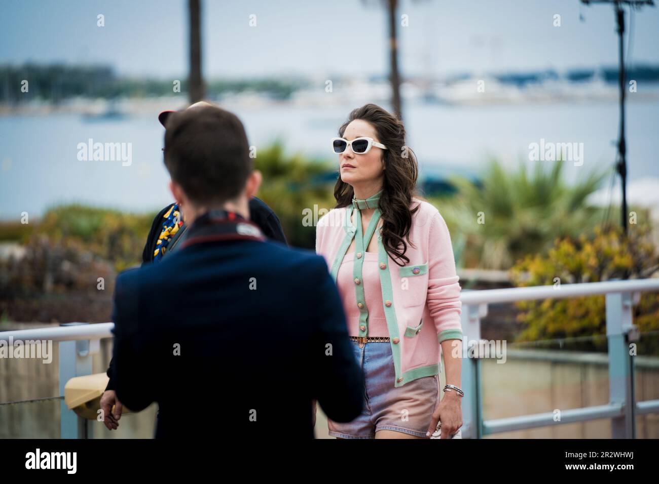 Cannes, Frankreich, 21. Mai 2023, Marion Cotillard nimmt am 76. Jährlichen Filmfestival von Cannes im Palais des Festivals Teil (Credits Photo: Giovanna Onofri) Stockfoto