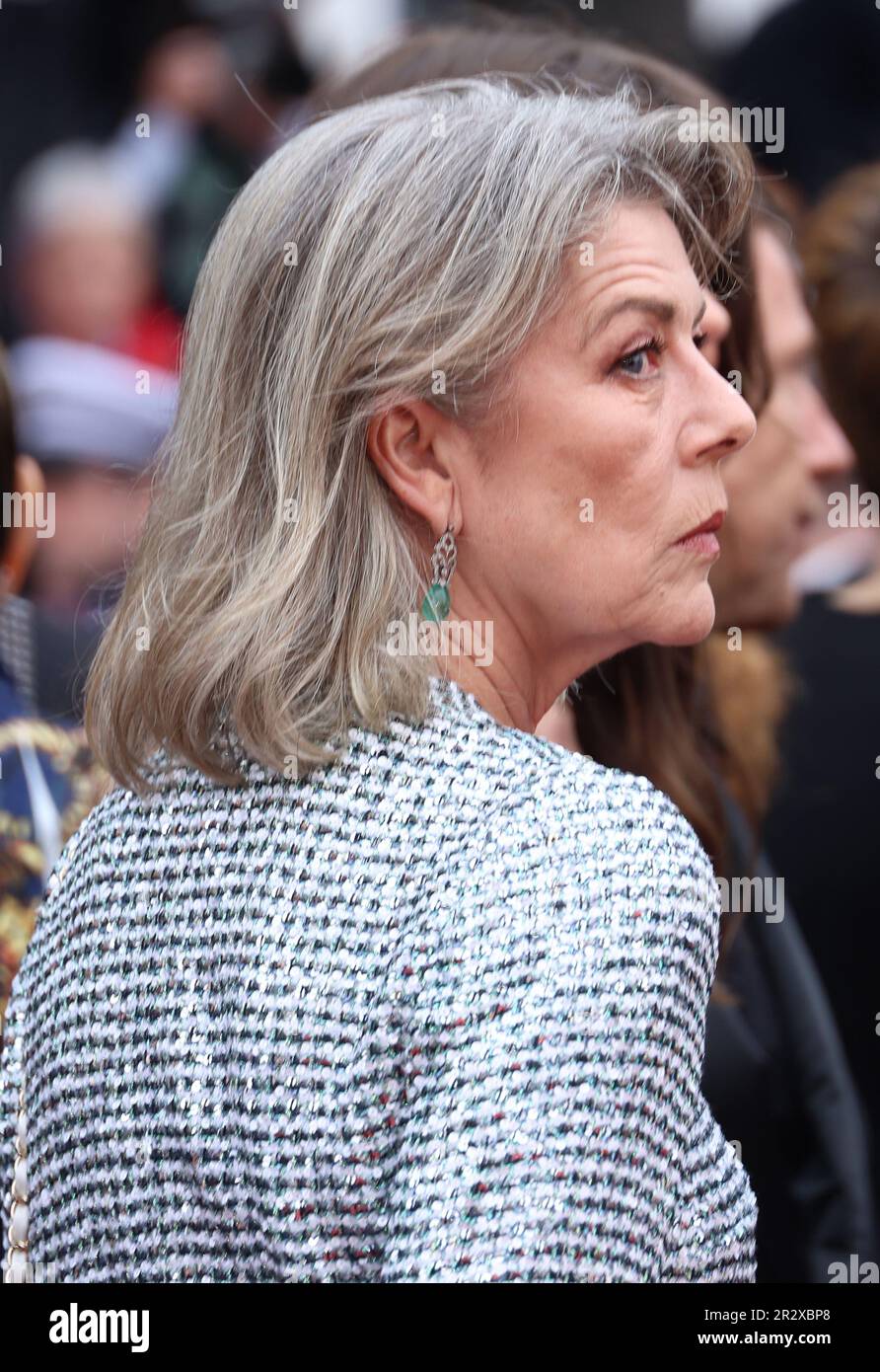 Cannes Frankreich 21 Mai 2023 Princesse Caroline De Monaco Besucht cannes-frankreich-21-mai-2023-princesse-caroline-de-monaco-besucht