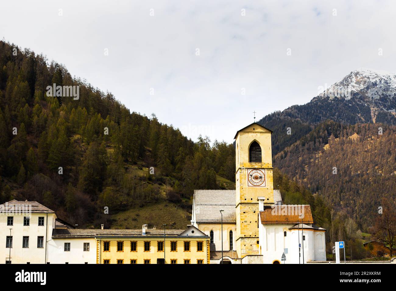 Kloster von St. Johann in muestair schweiz Stockfoto