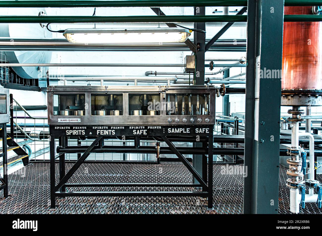 Tamnavulin Whisky Destillery, Ballindalloch, Banffshire, Schottland, Vereinigtes Königreich. Stockfoto