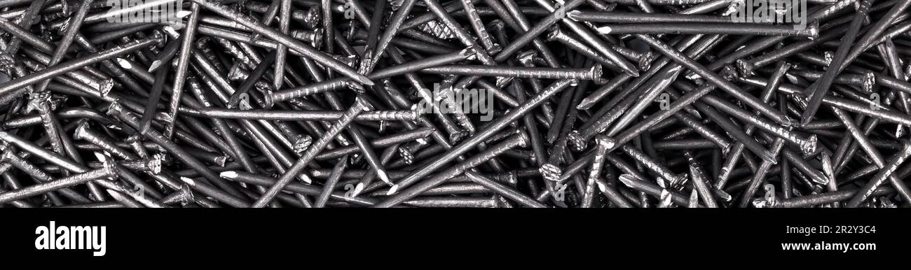 Hintergrund der Nägel Stockfoto