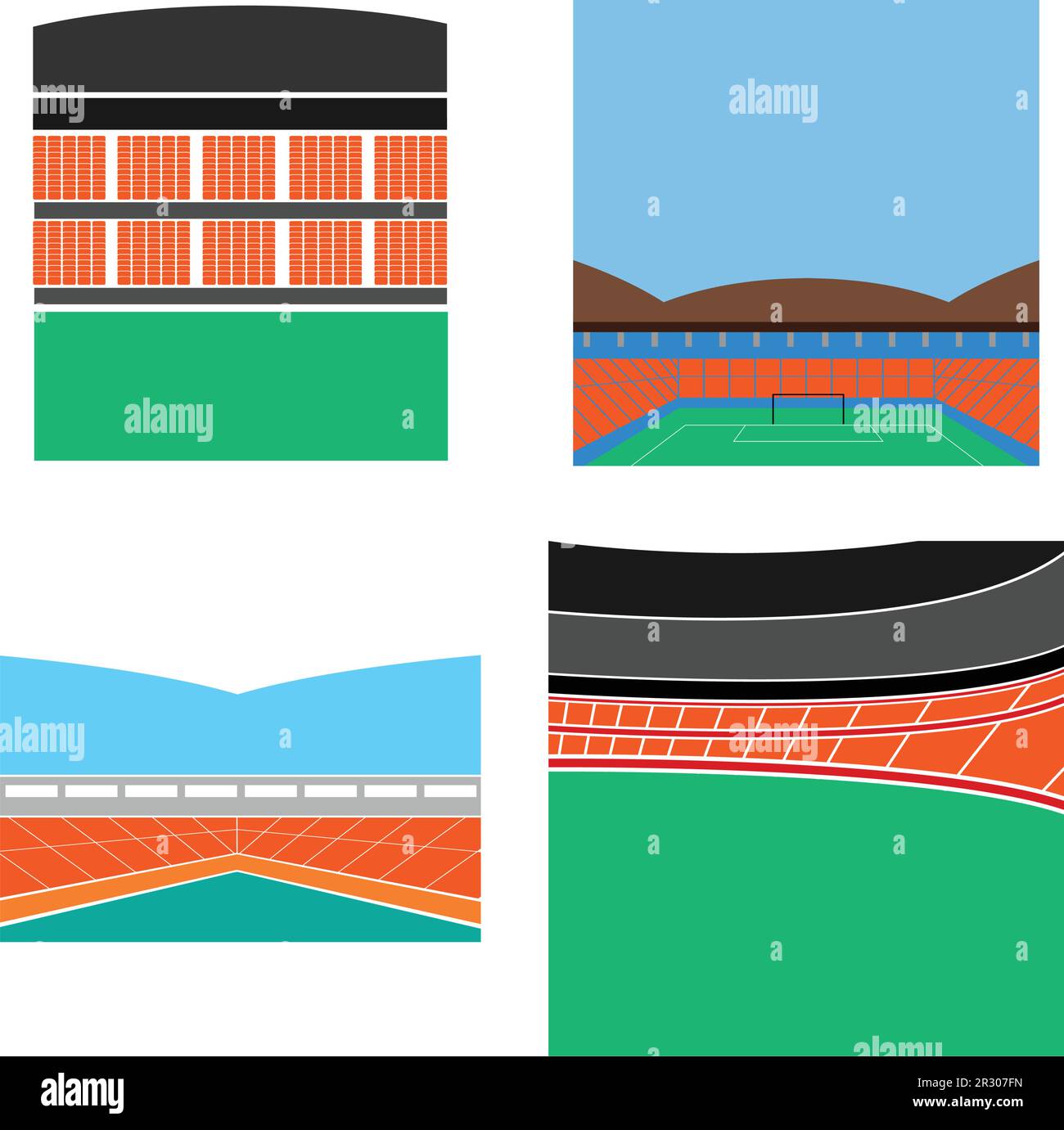 vektordesign für stadion-Ikone Stock Vektor