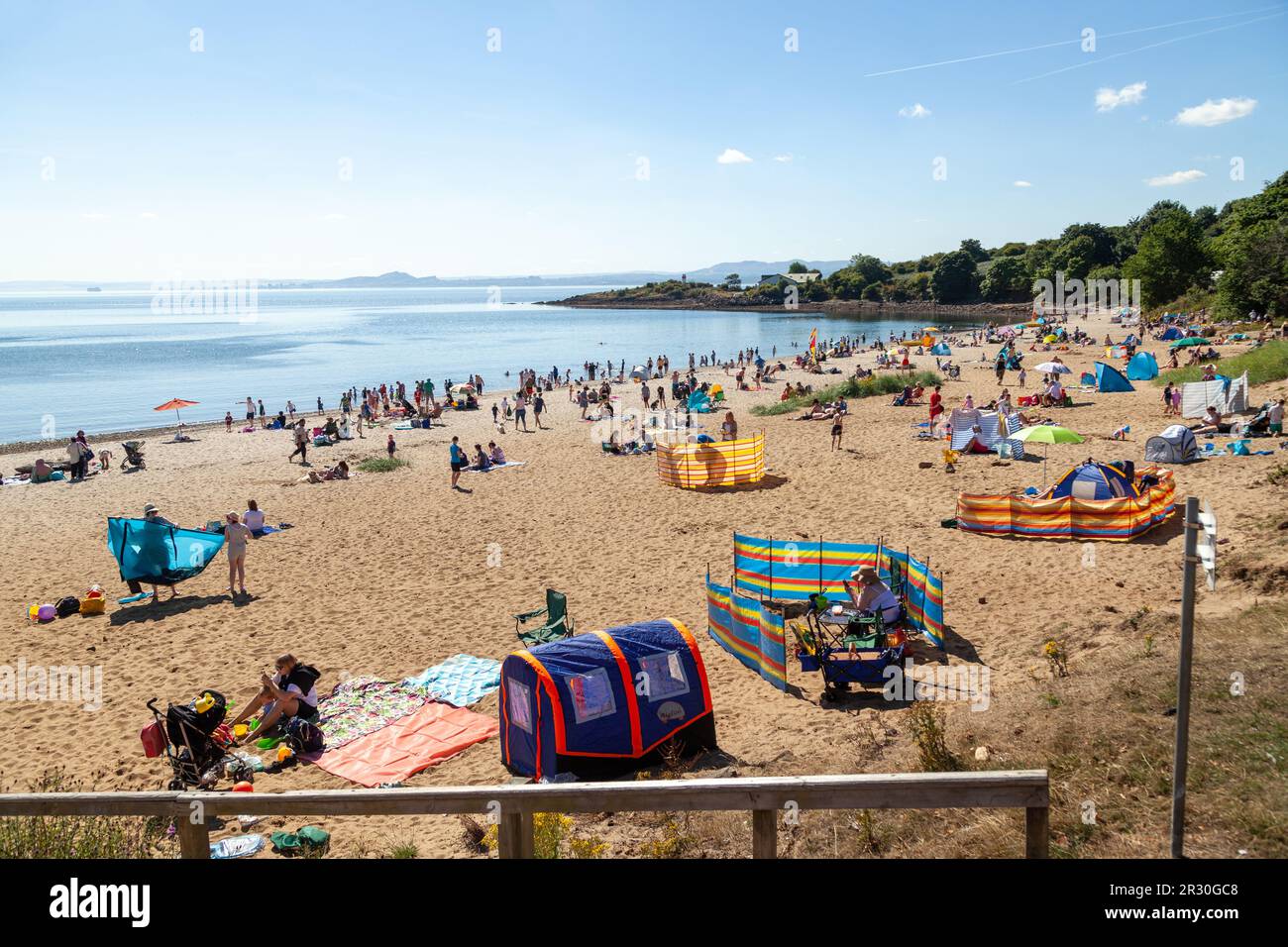 Silver Sands Beach Aberdour, Fife, Schottland Stockfoto