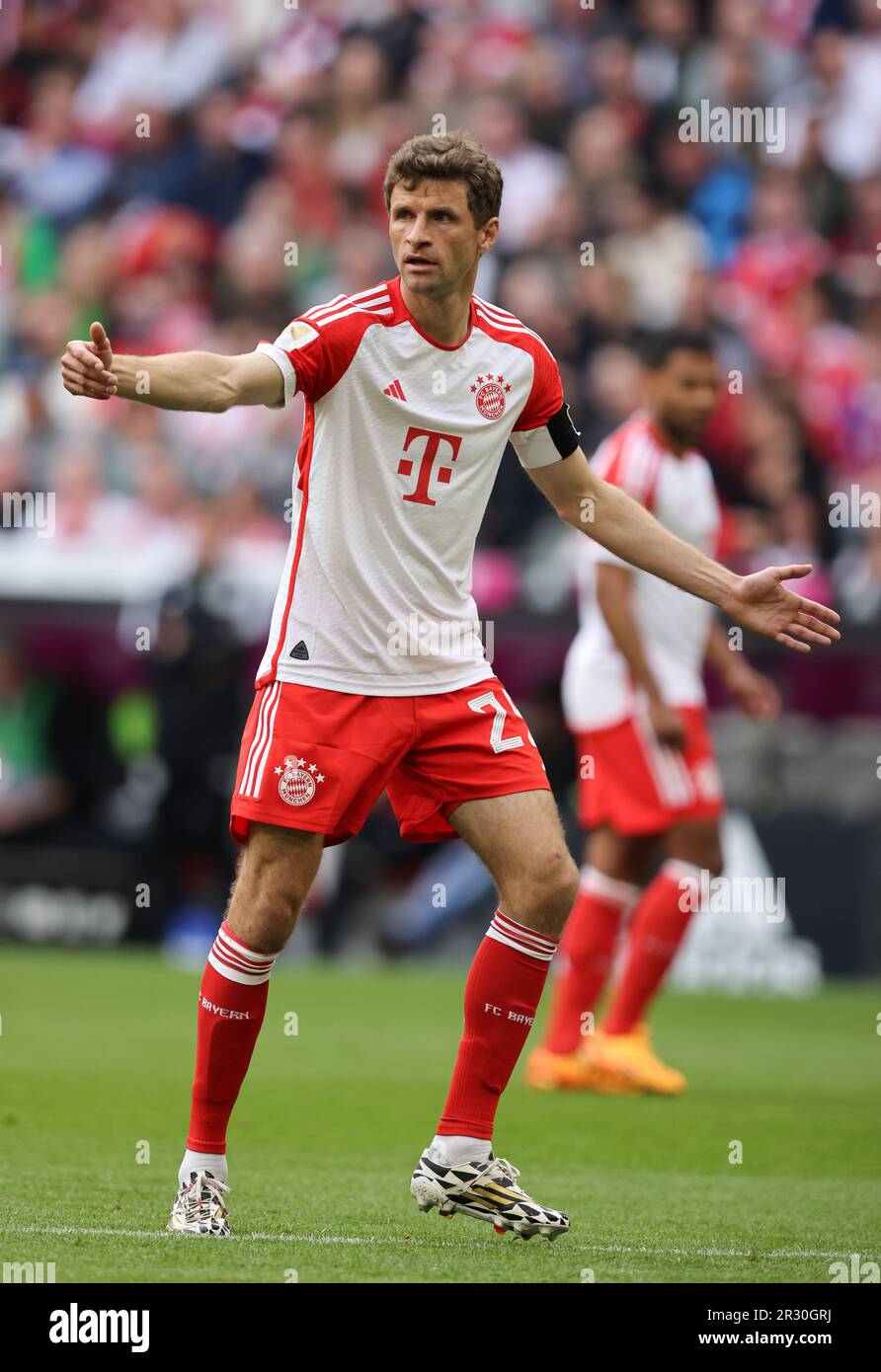 Thomas Müller von Bayern München FC Bayern München - RB Leipzig Fussball 1 . Bundesliga Saison 2022 / 2023 Stockfoto