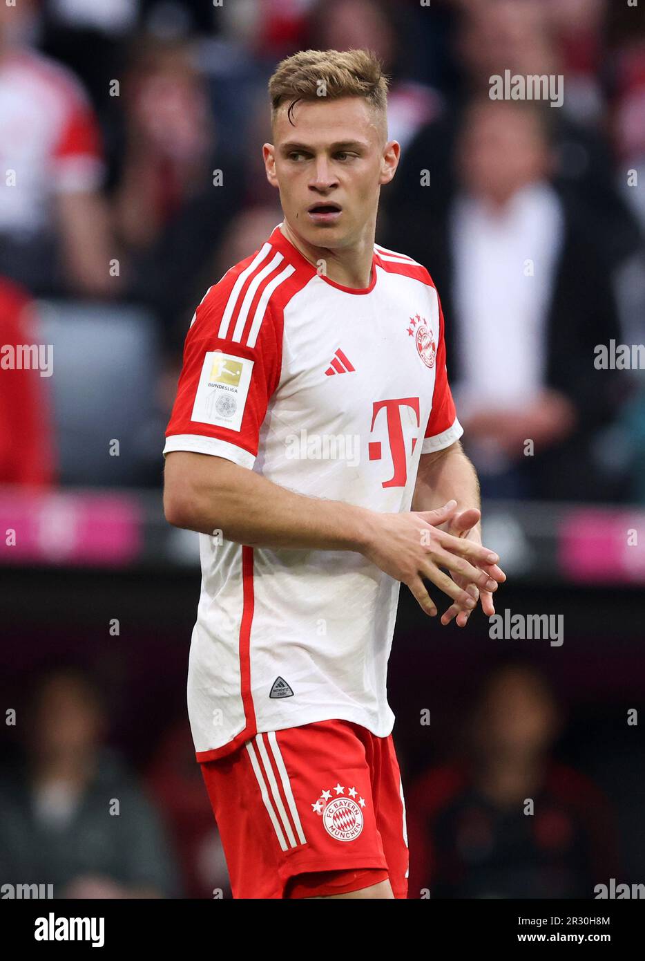enttŠuscht Joshua Kimmich von Bayern München FC Bayern München - RB Leipzig Fussball 1 . Bundesliga Saison 2022 / 2023 Stockfoto