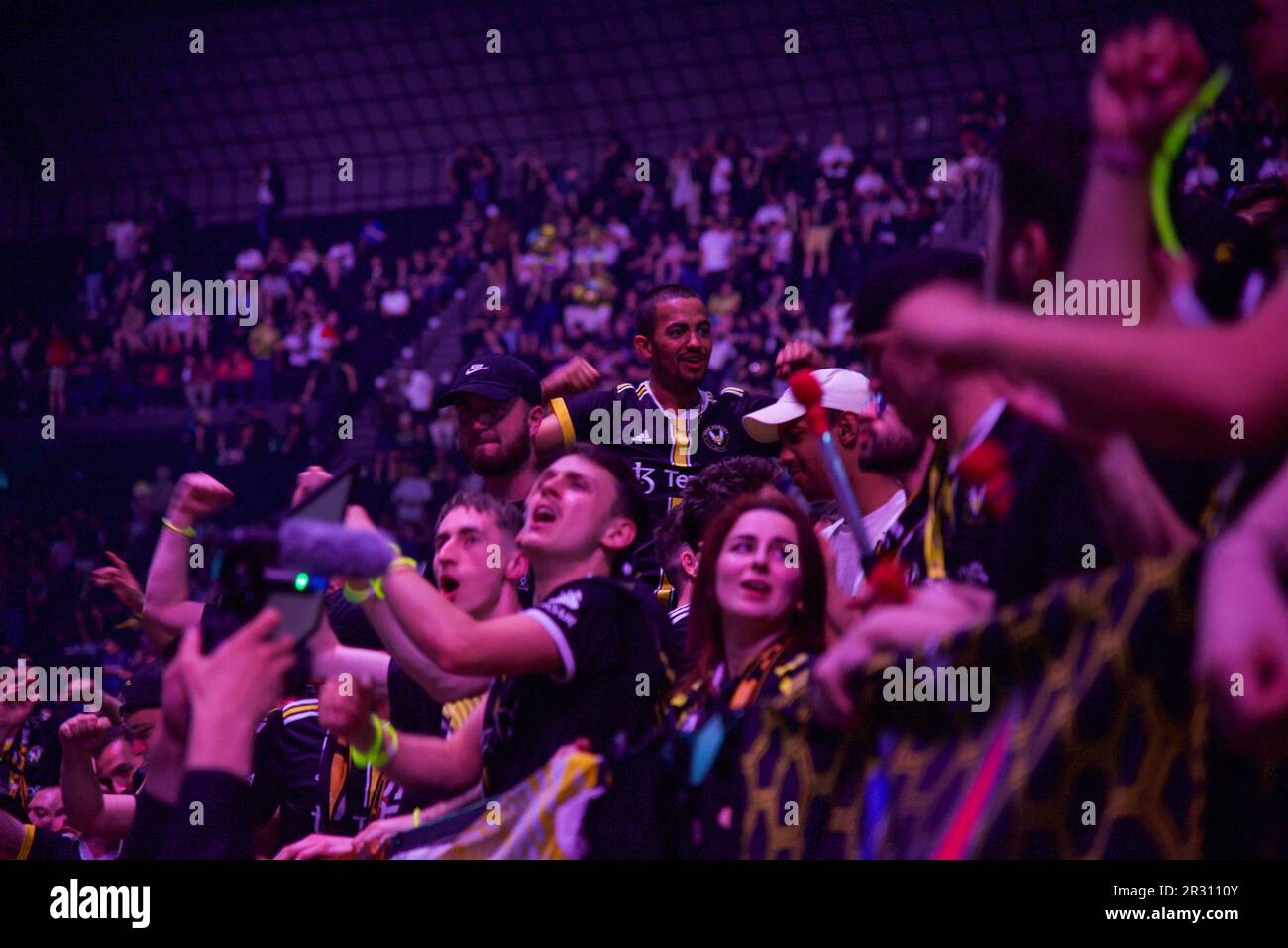 Paris, Frankreich. 21. Mai 2023. Fans beim Finale der Counter-Strike ...
