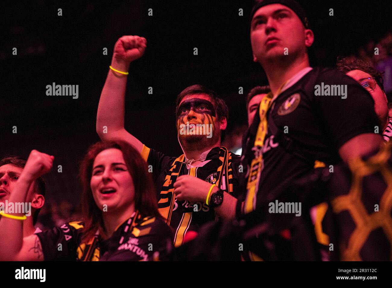 Paris, Frankreich. 21. Mai 2023. Fans beim Finale der Counter-Strike ...