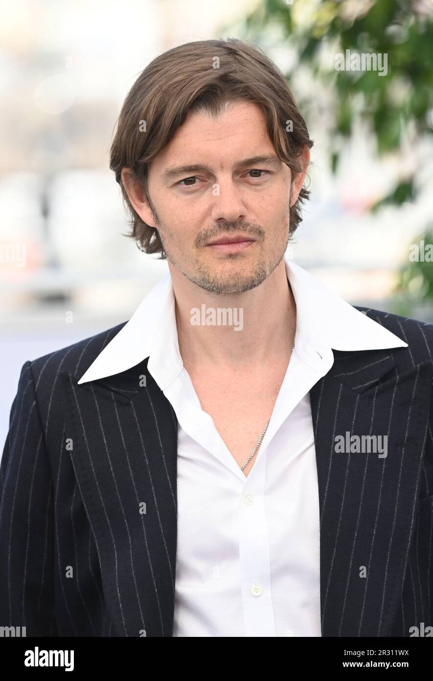 Sam Riley nahm an der Fotokonferenz für den Film Firebrand Teil, während des Filmfestivals 76. in Cannes, Frankreich. Foto: Montag, 22. Mai 2023. Das Foto sollte lauten: Doug Peters/PA Wire Stockfoto