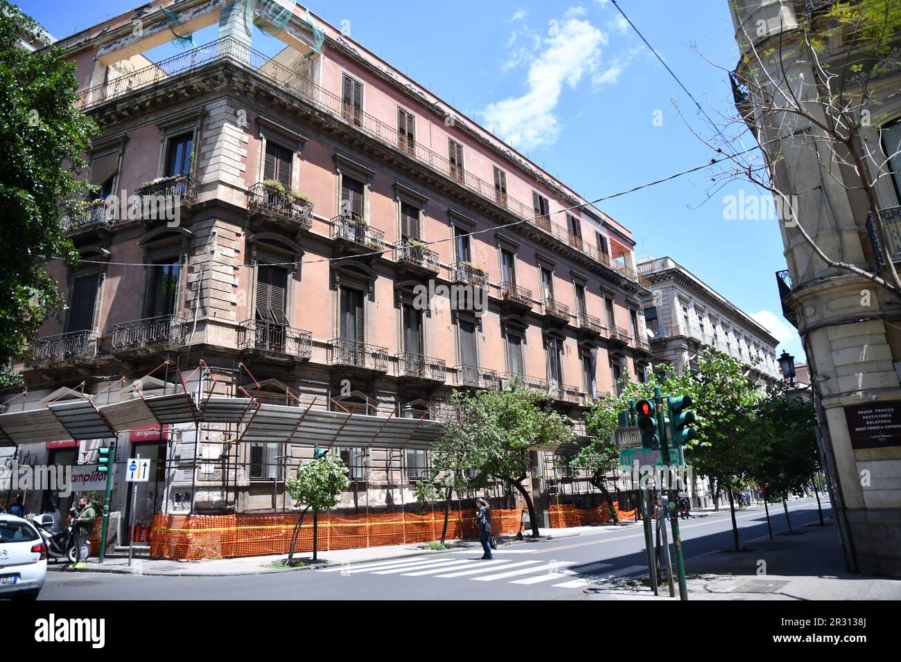 Catania City und Architekturparks Sizilien Stockfoto