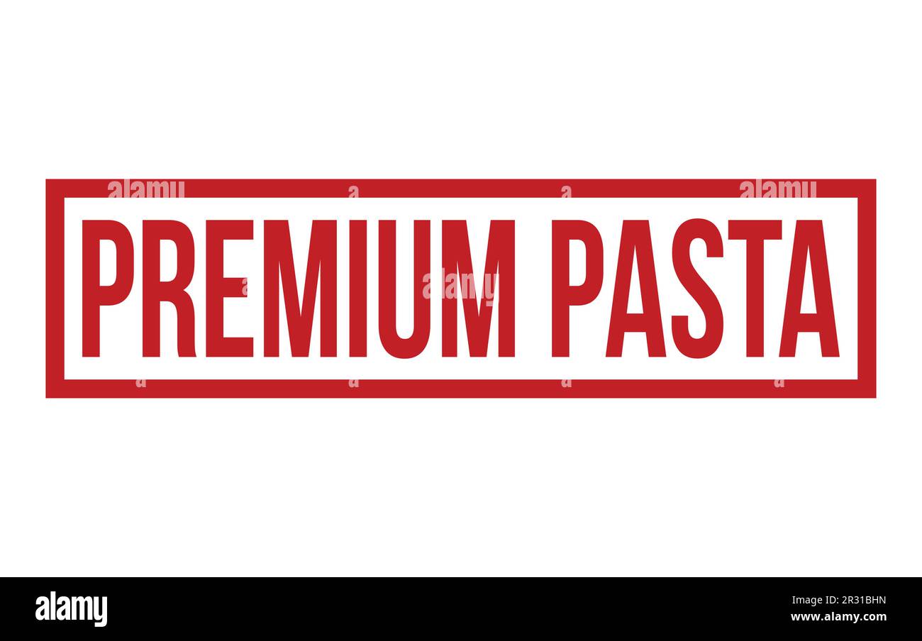 Vektor Für Premium Pasta-Gummi-Stempelabdichtung Stock Vektor