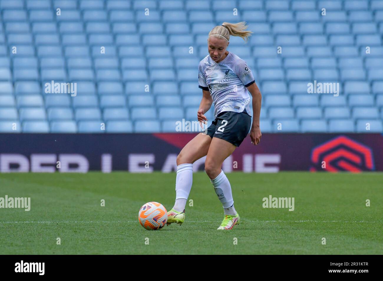 Birmingham, England. 21. Mai 2023 Emma Koivisto aus Liverpool während des Barclays Women's Super League Spiels zwischen Aston Villa und Liverpool im Villa Park in Birmingham, England, am 21. Mai 2023. Kredit: Duncan Thomas/Majestic Media/Alamy Live News. Stockfoto