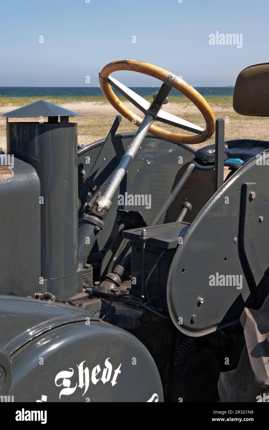 Detailansicht eines Traktors Stockfoto