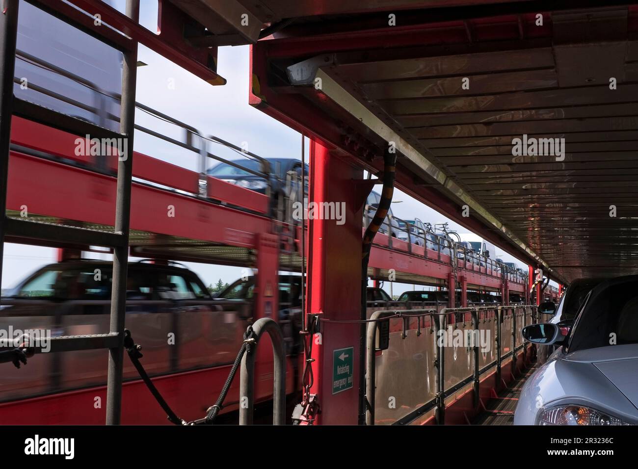 Autozug SyltShuttle Stockfoto