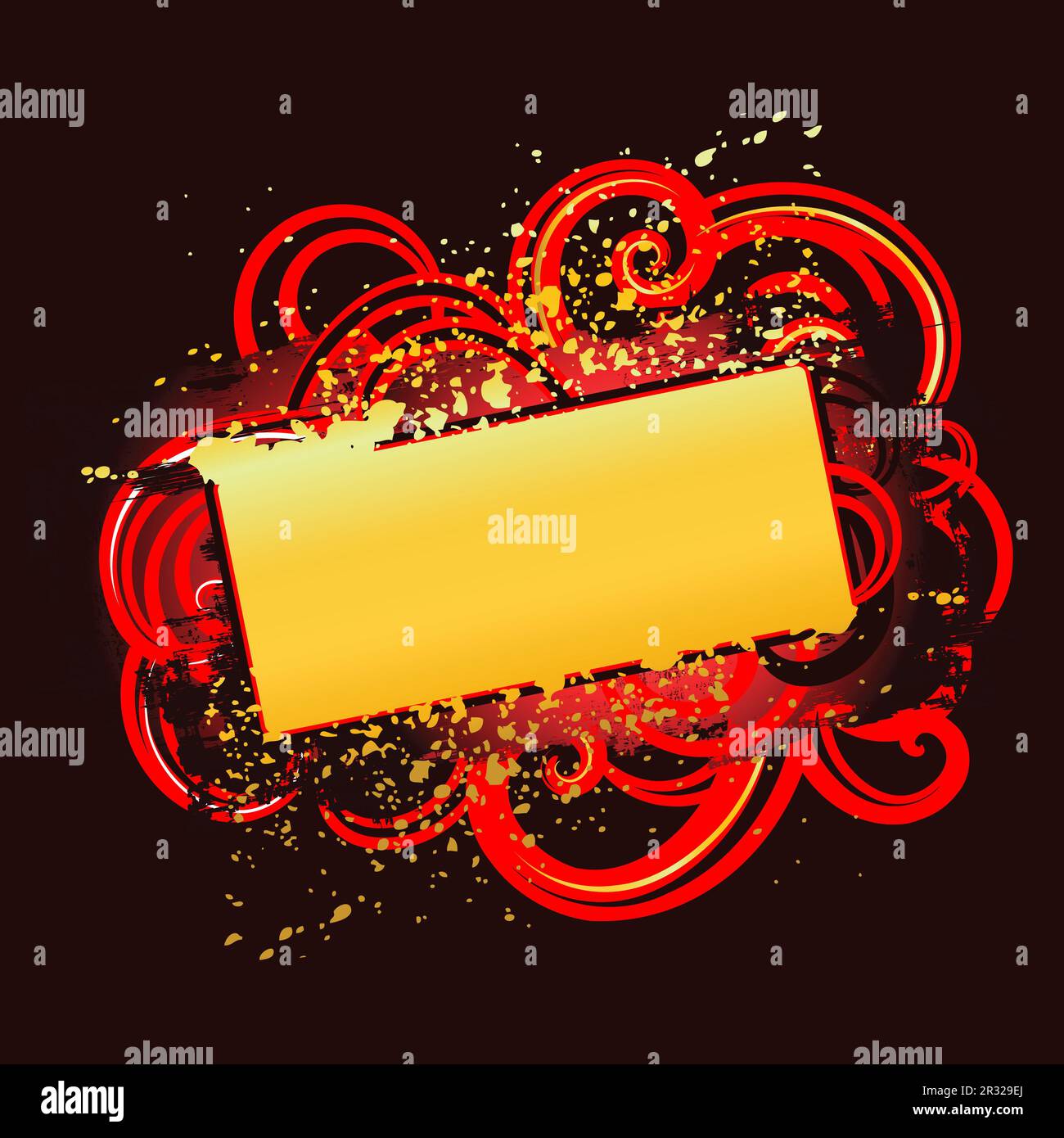 Glühende abstrakten Hintergrund Stockfoto