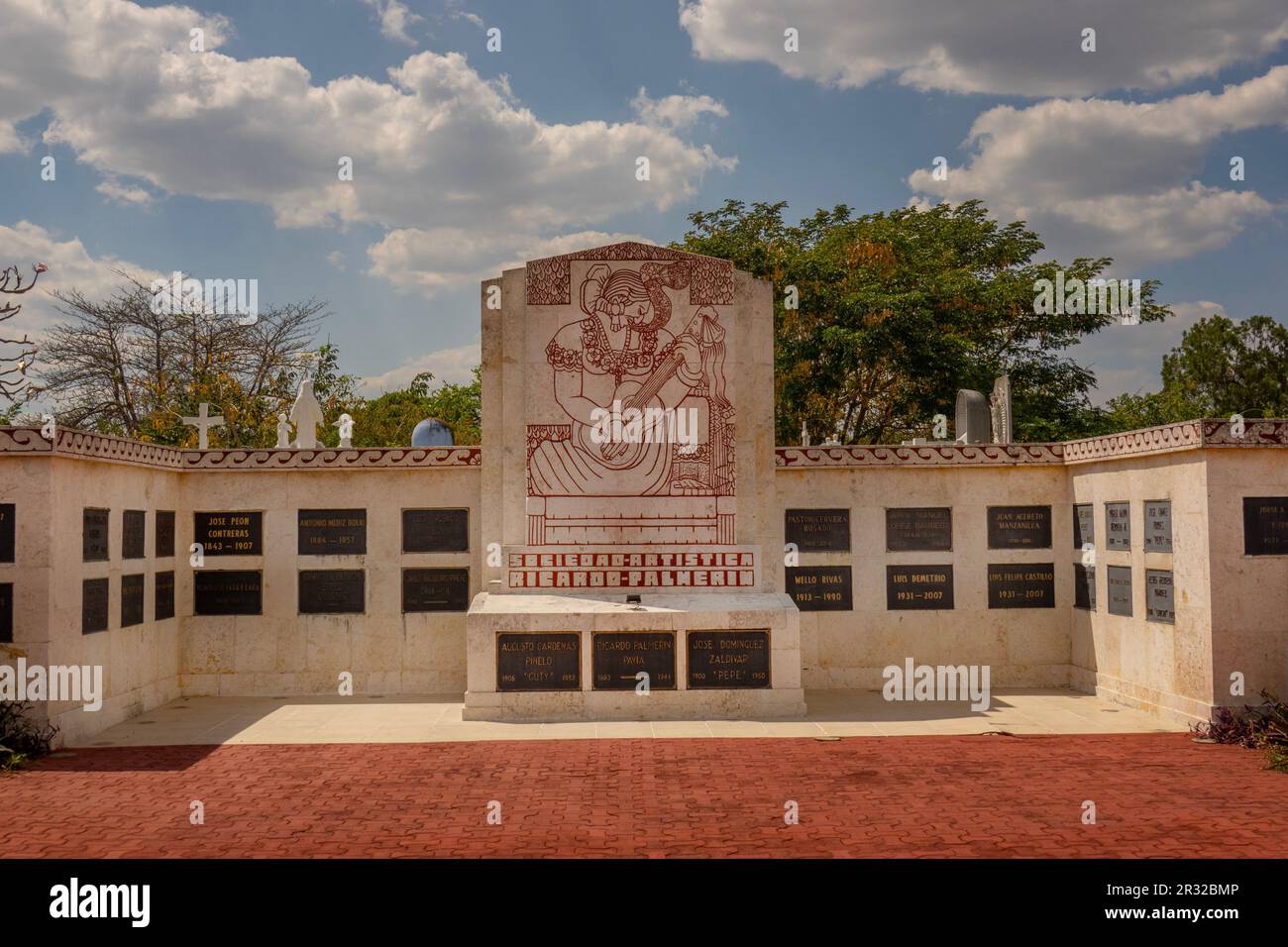General Cemetery im Viertel Centro in Merida Yucatan, Mexiko Stockfoto