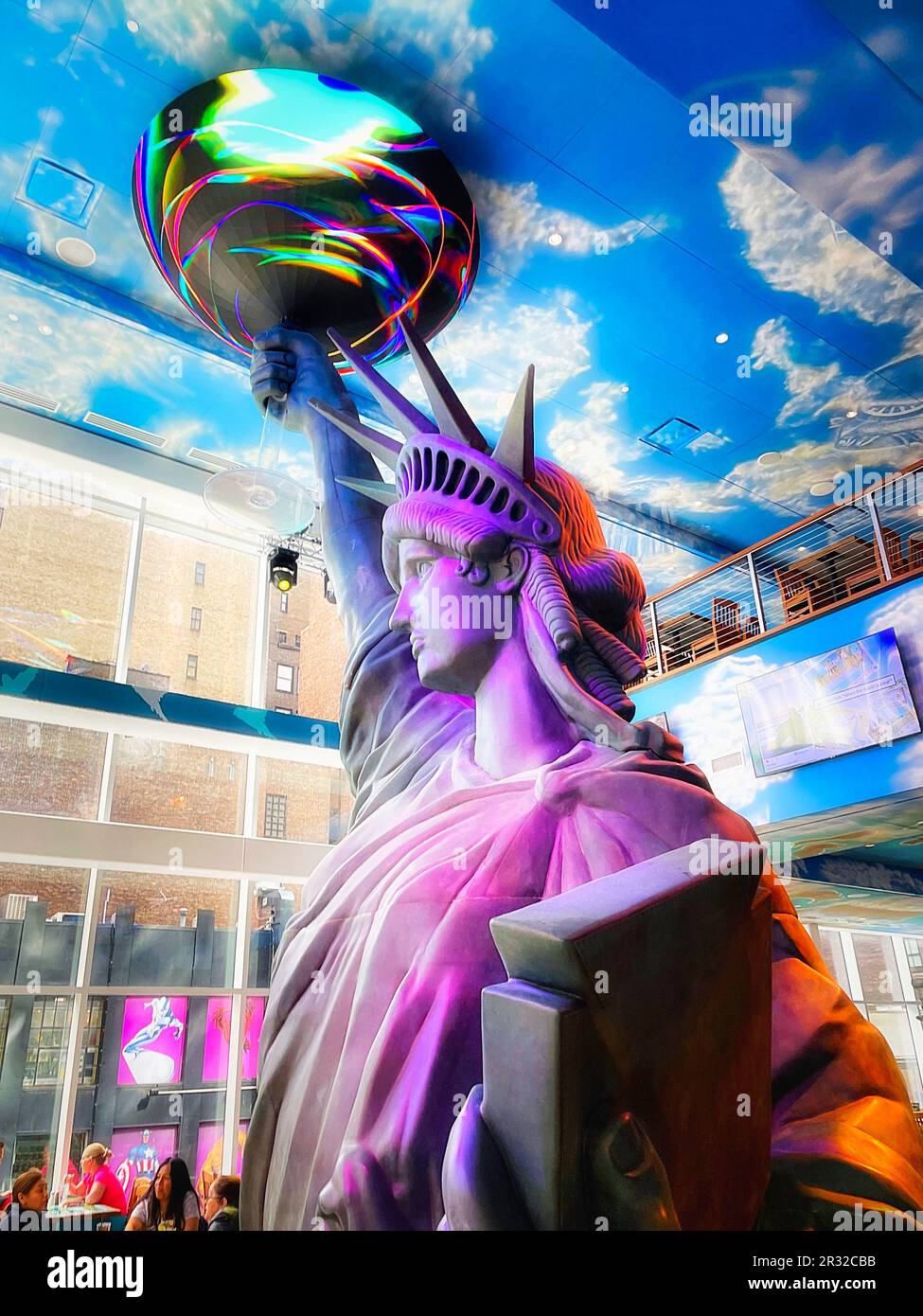 Margaritaville Resort Times Square ist ein Jimmy Buffett Hotel in New York City, USA 2023 Stockfoto