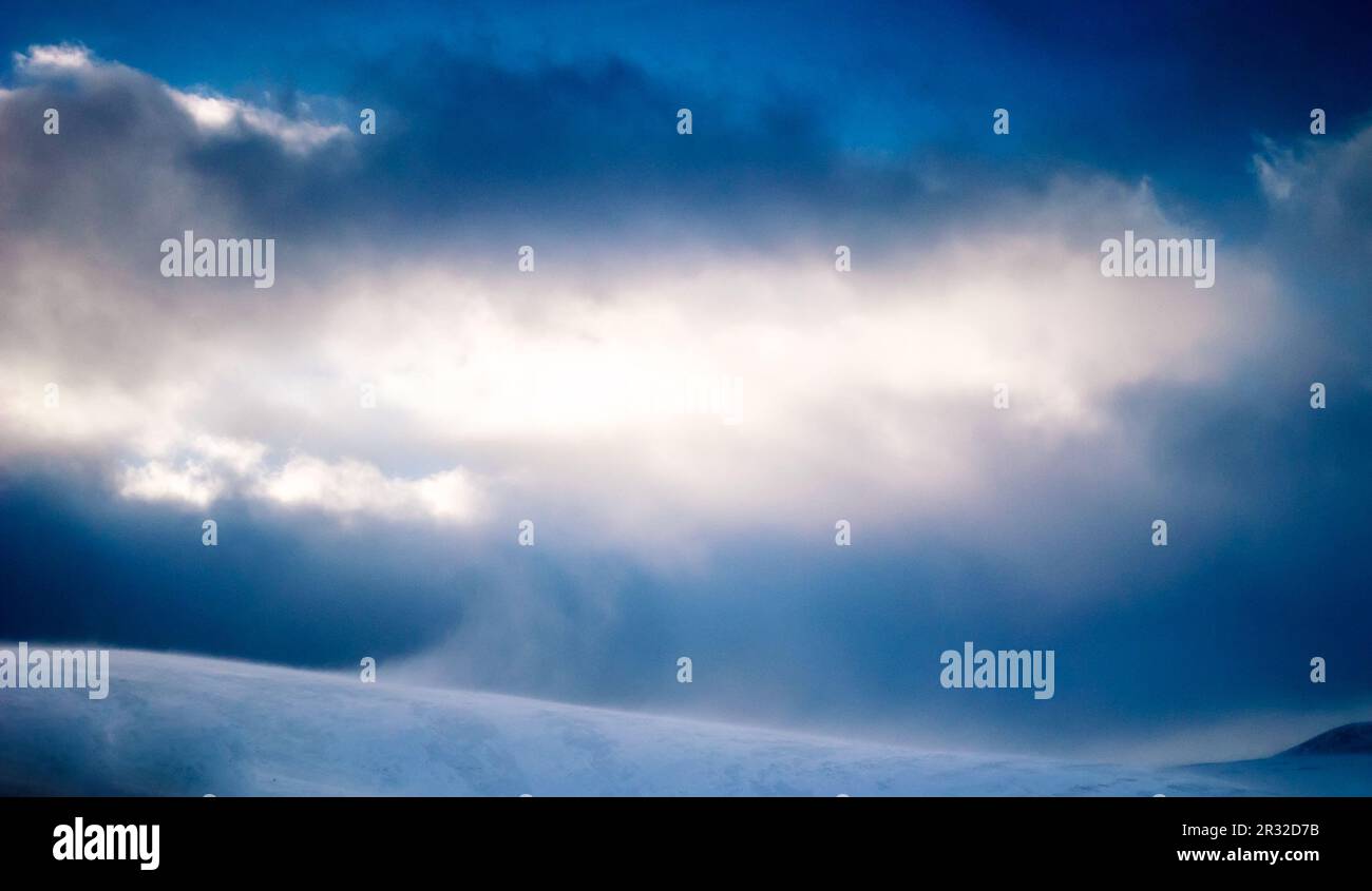 Winterlandschaft Stockfoto