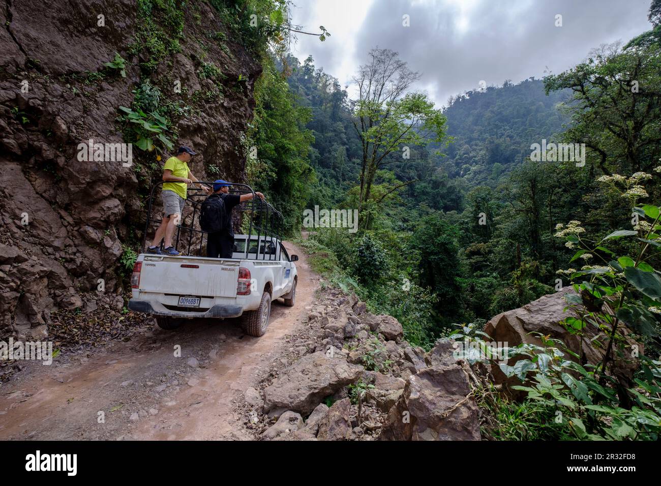 Reserva de Biosfera Visis Cabá, Zona Reina, Quiche, Guatemala, Mittelamerika. Stockfoto