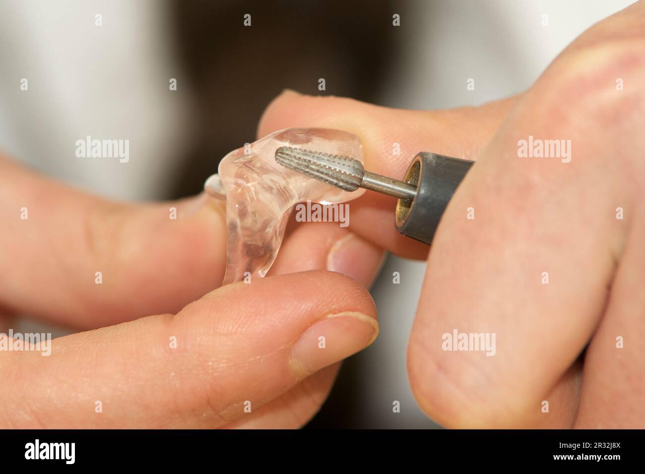 Hörmuschelmühle Stockfoto