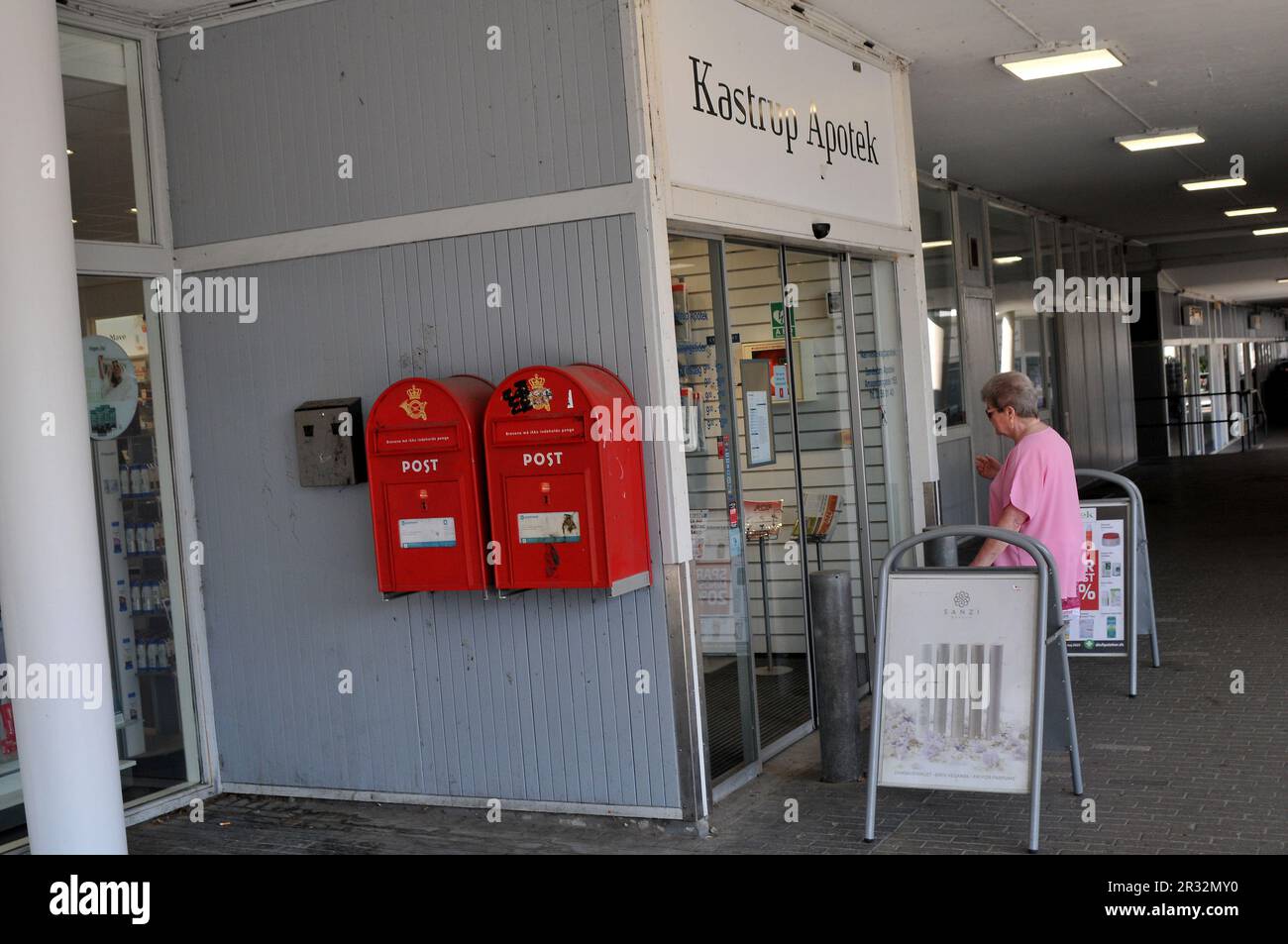 22. Mai 2023/Dänische Apotheke in Kastrup dänische Hauptstadt Kopenhagen. (Foto: Francis Joseph Dean/Dean Pictures) Stockfoto