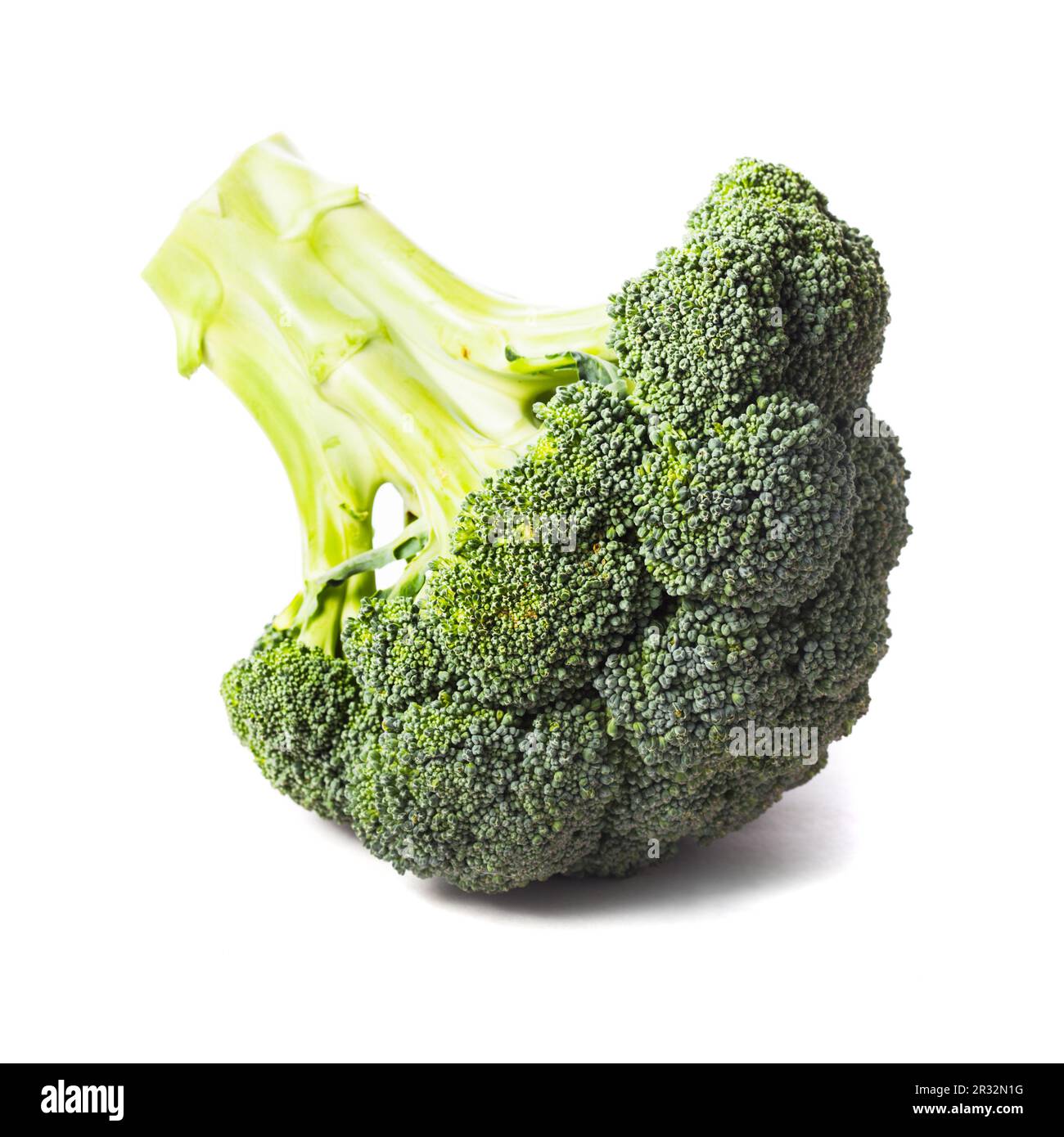 Grünen Brokkoli isoliert Stockfoto