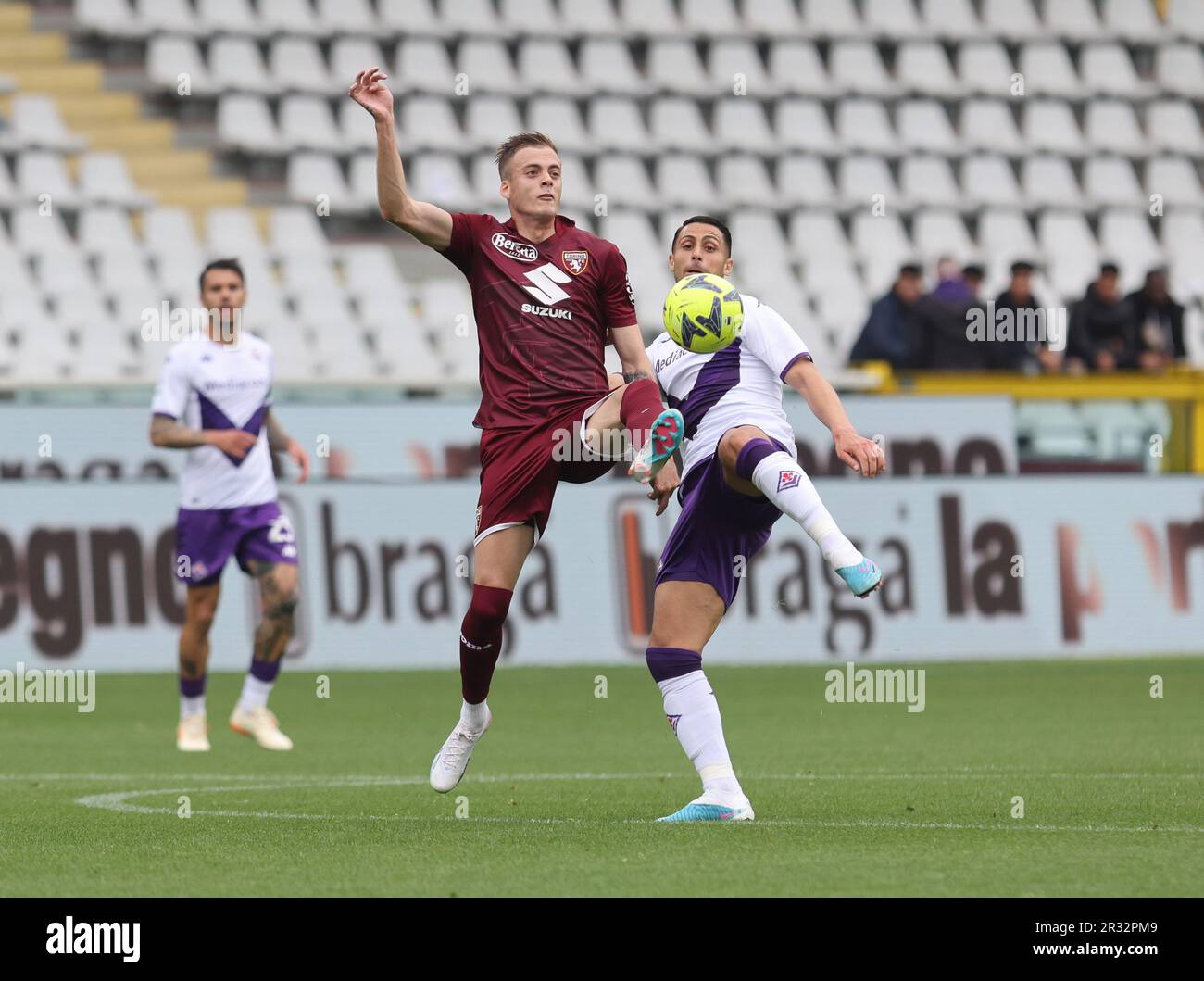 Torino 21/05/2023 Stadio Grande Torino Serie A Tim 2022/23 FC Torino - Fiorentina Nella Foto : ilic Torino f.c. Stockfoto