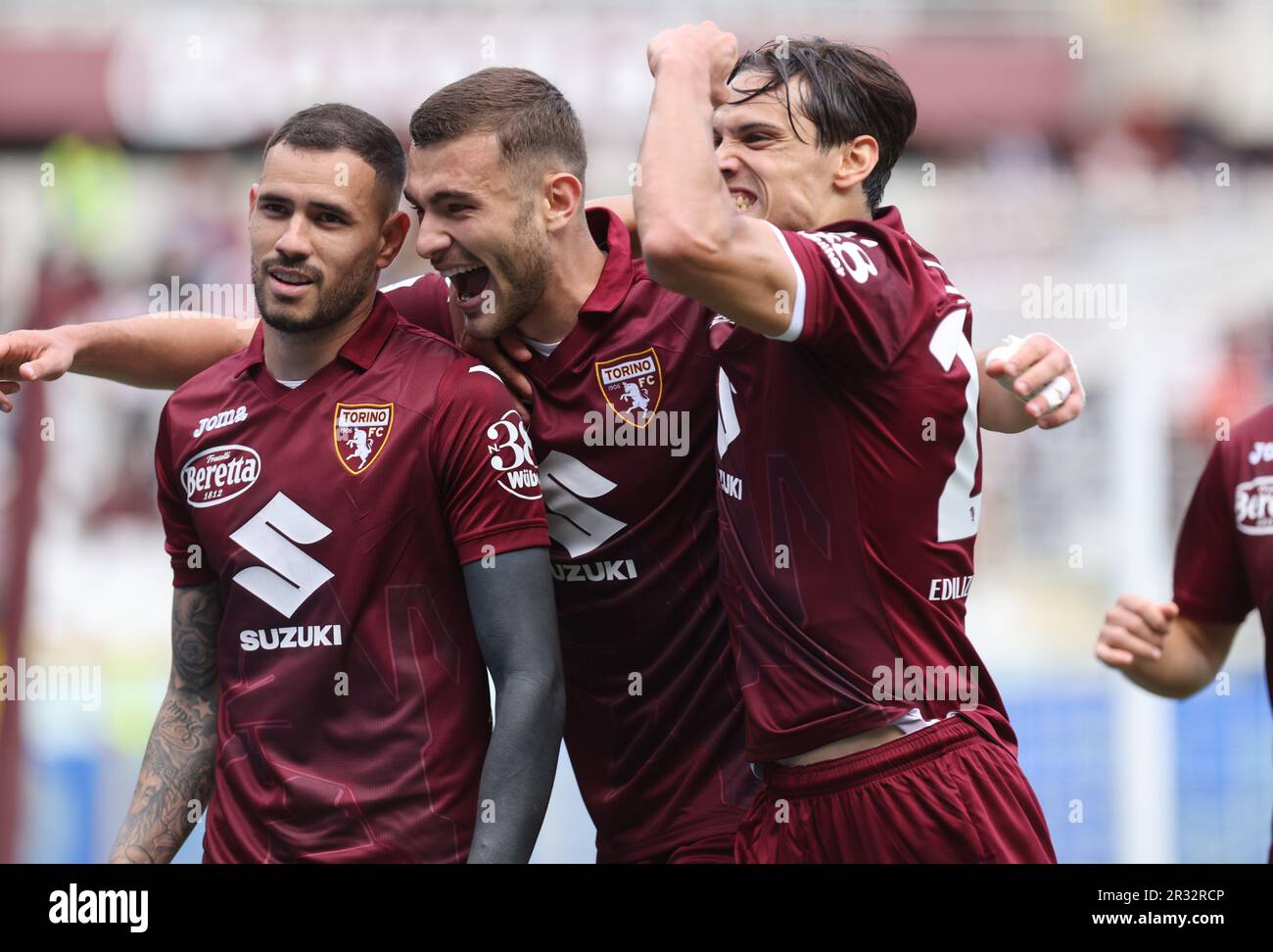 Torino 21/05/2023 Stadio Grande Torino Serie A Tim 2022/23 FC Torino - Fiorentina Nella Foto : Goal Torino f.c. Stockfoto