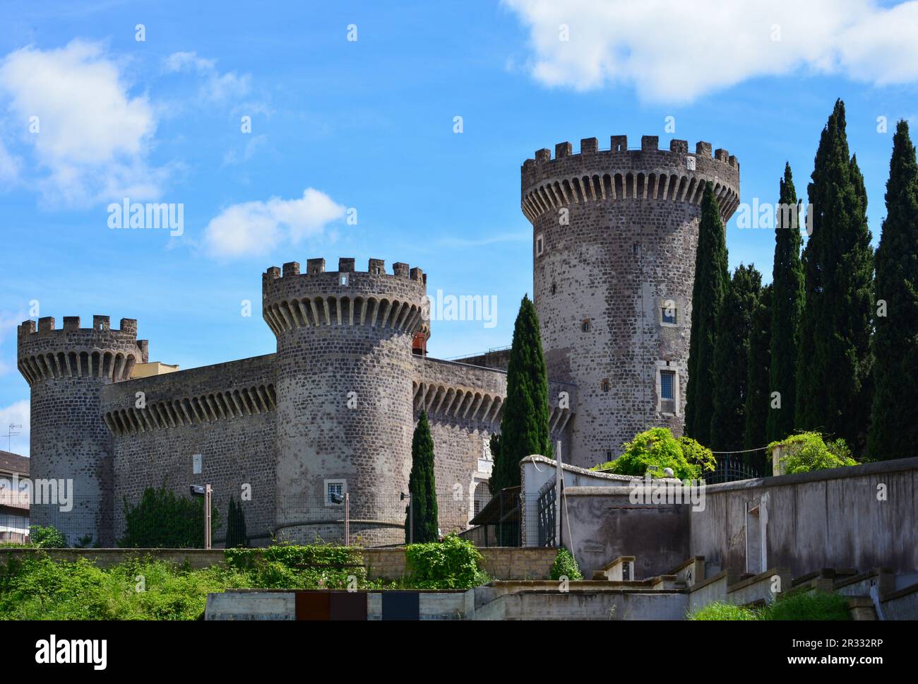 Tivoli (Italien) - ein Besuch in der historischen und künstlerischen Stadt in der Provinz Rom, Latium. Hier vor allem mit dem Park Villa Gregoriana. Stockfoto