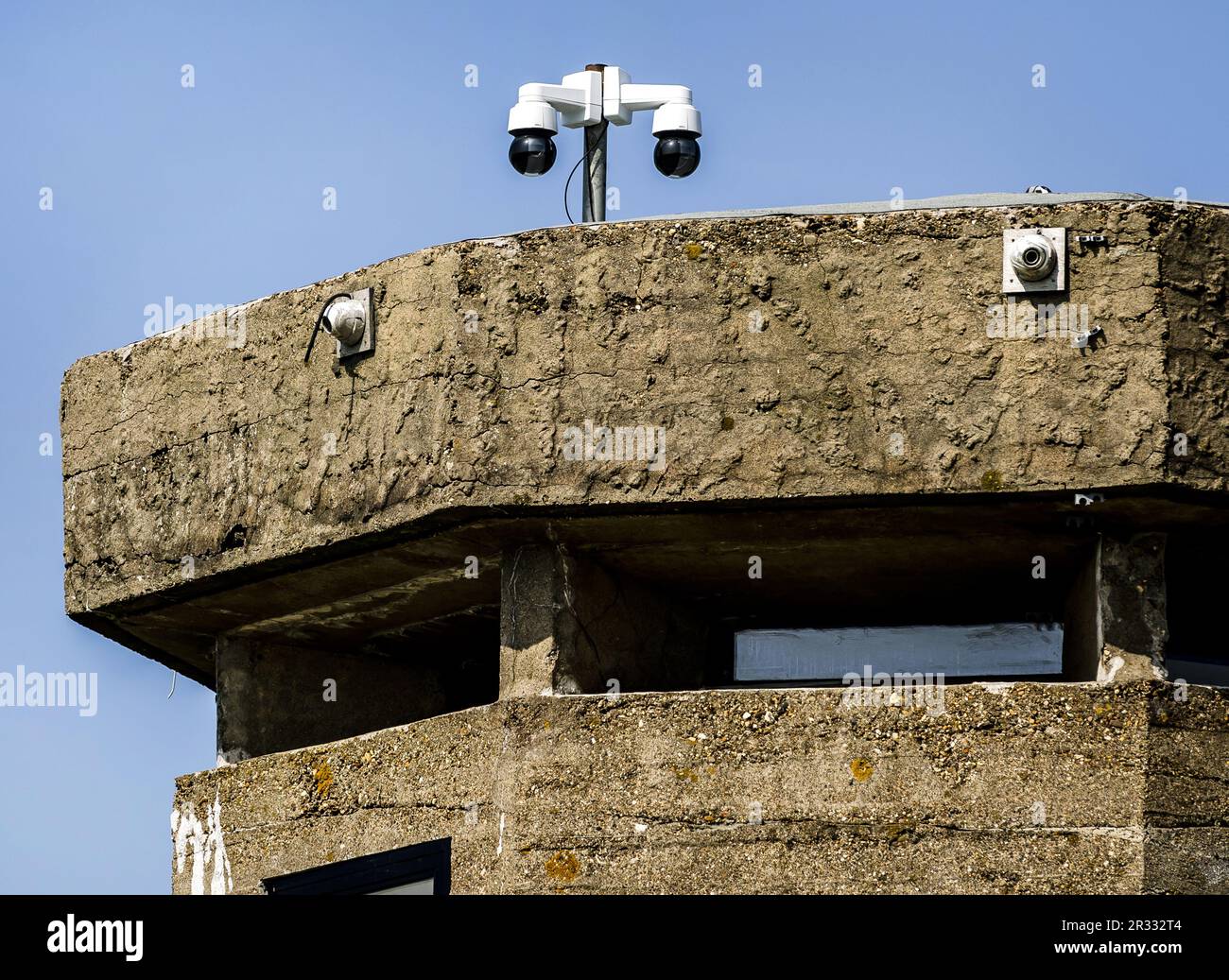 WIJK AAN ZEE Webcams werden in den Dünen in der Nähe des