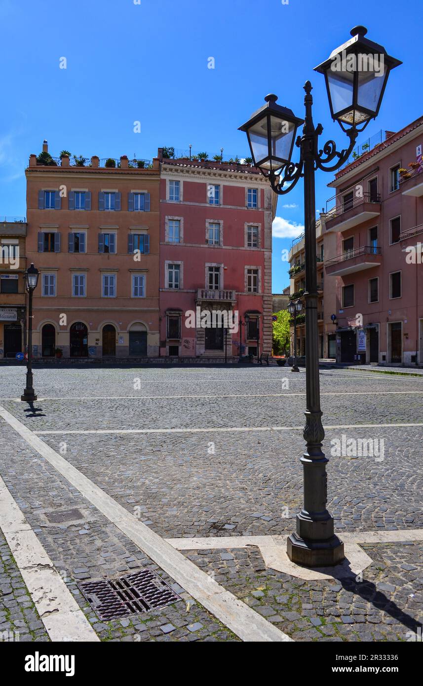 Tivoli (Italien) - ein Besuch in der historischen und künstlerischen Stadt in der Provinz Rom, Latium. Hier vor allem mit dem Park Villa Gregoriana. Stockfoto