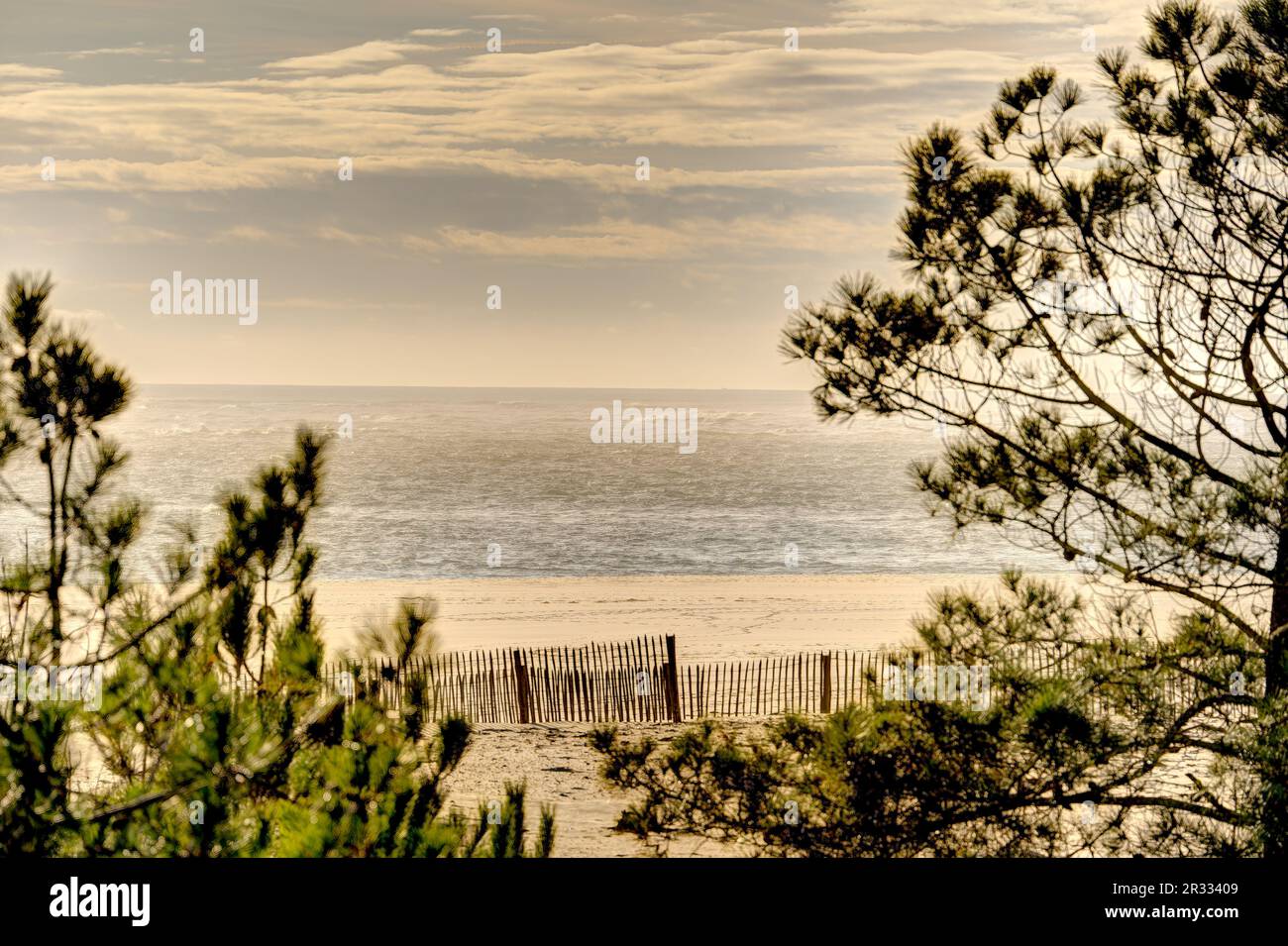 Cap Ferret Beach, Frankreich Stockfoto