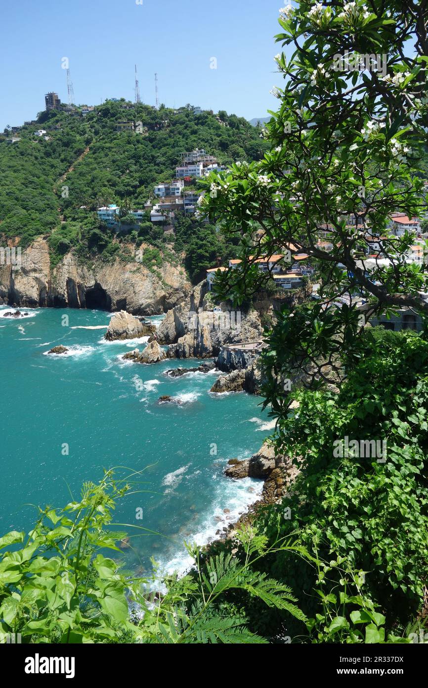 La Quebrada Klippenspringer in Acapulco, Mexiko Stockfoto