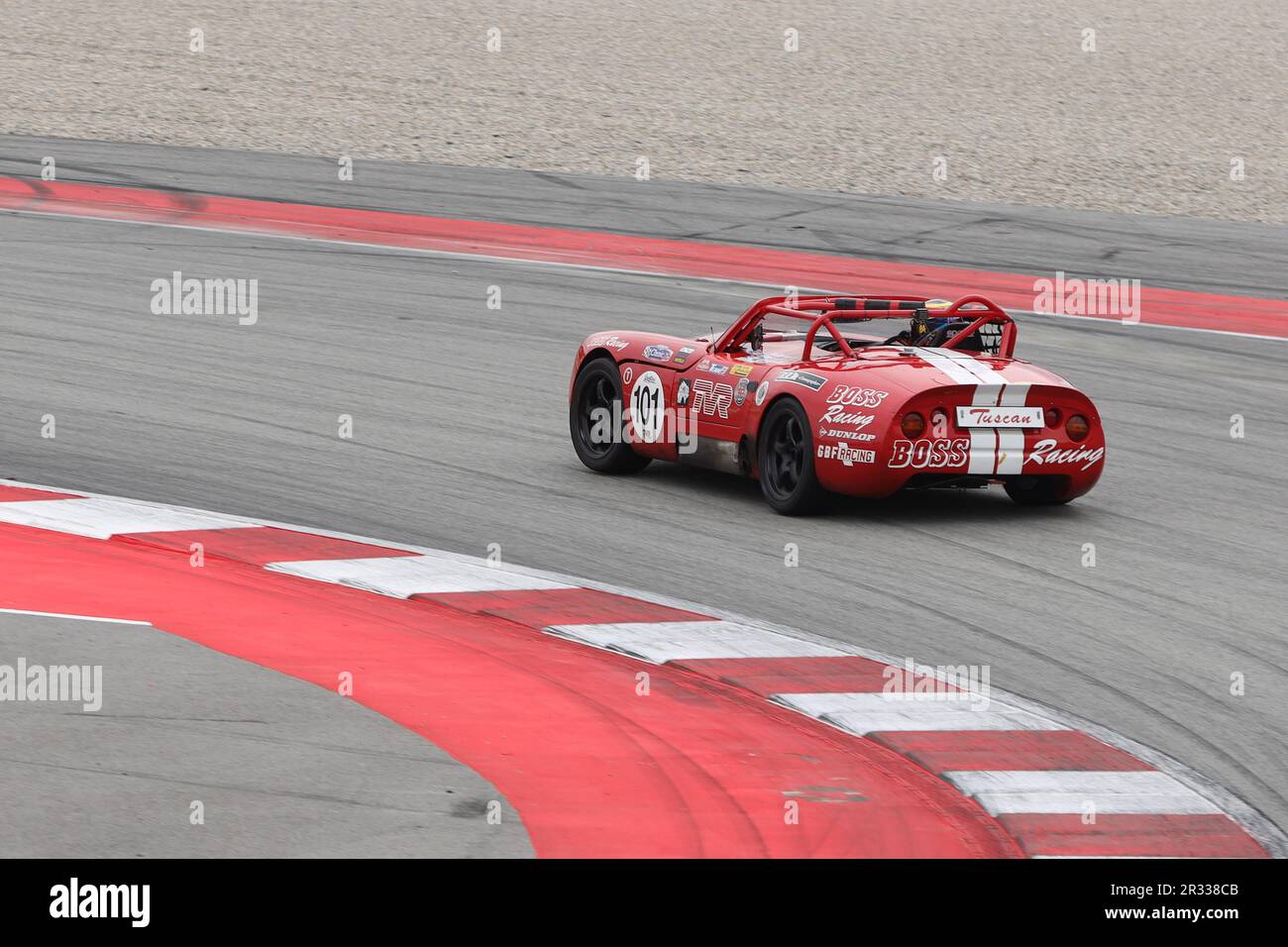 1989 TVR-Rennen in der Toskana in den 6 Stunden der Barcelona Paco Godia Trophäe am 21./5/2023 auf dem Circuit of Catalonia, Barcelona, Spanien Stockfoto