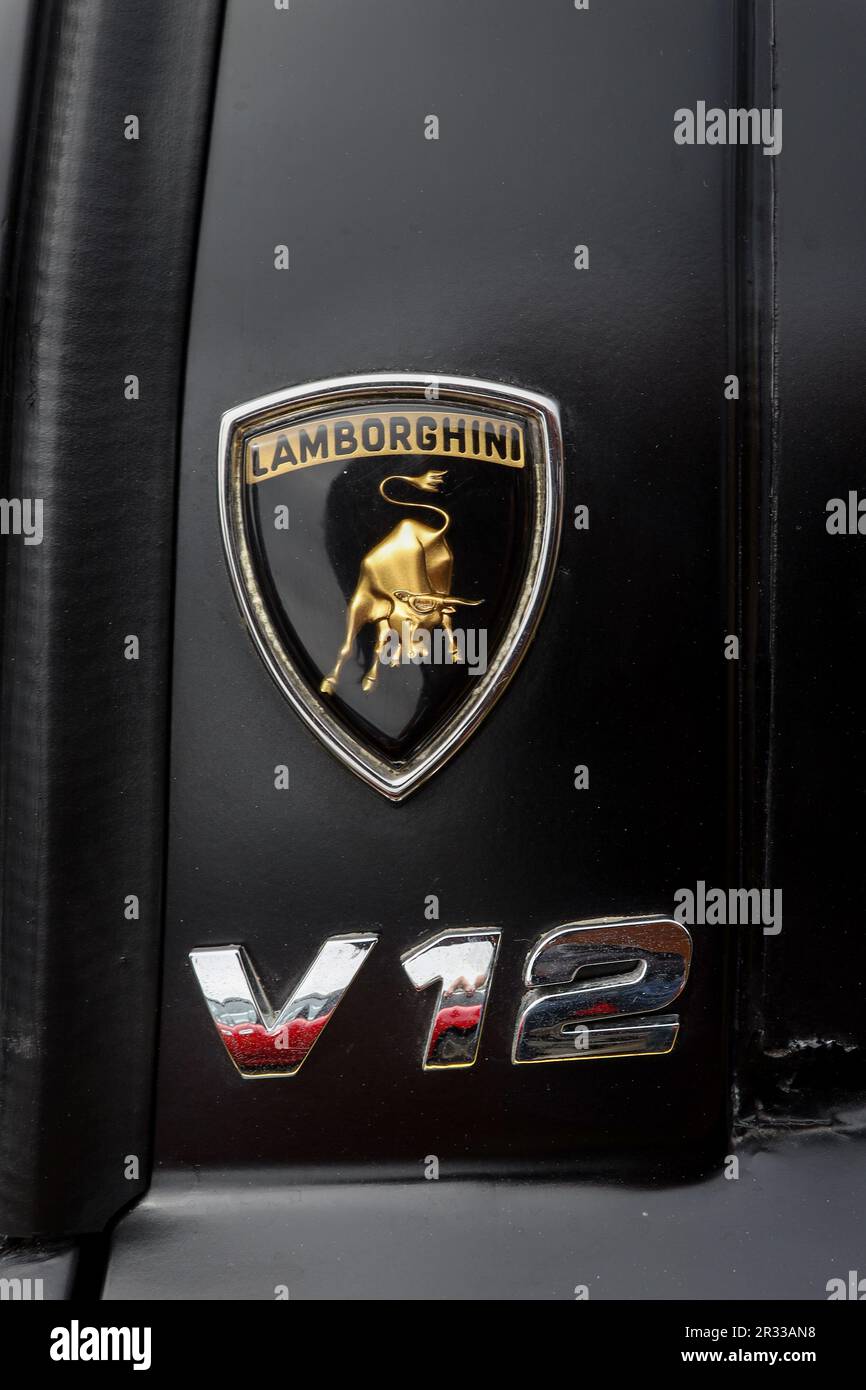 Lamborghini Espada Serie 3 Emblem Stockfoto