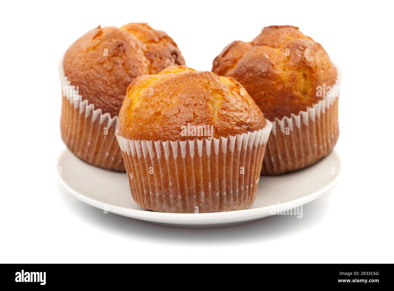 Muffin, isoliert Stockfoto