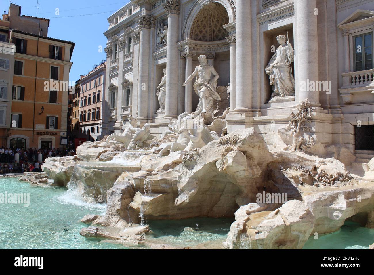 Trevi-Brunnen Stockfoto